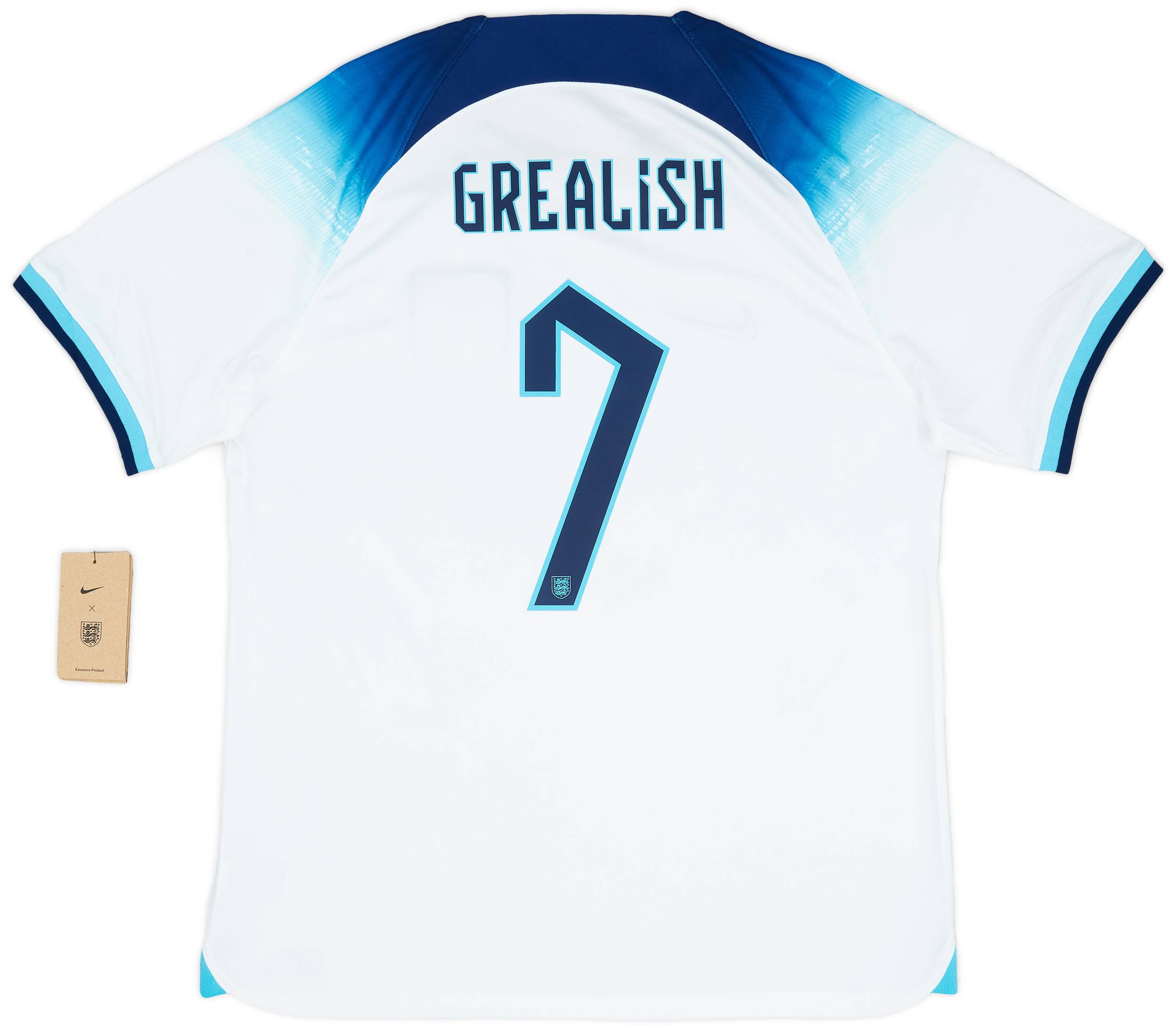2022-23 England Home Shirt Grealish #7