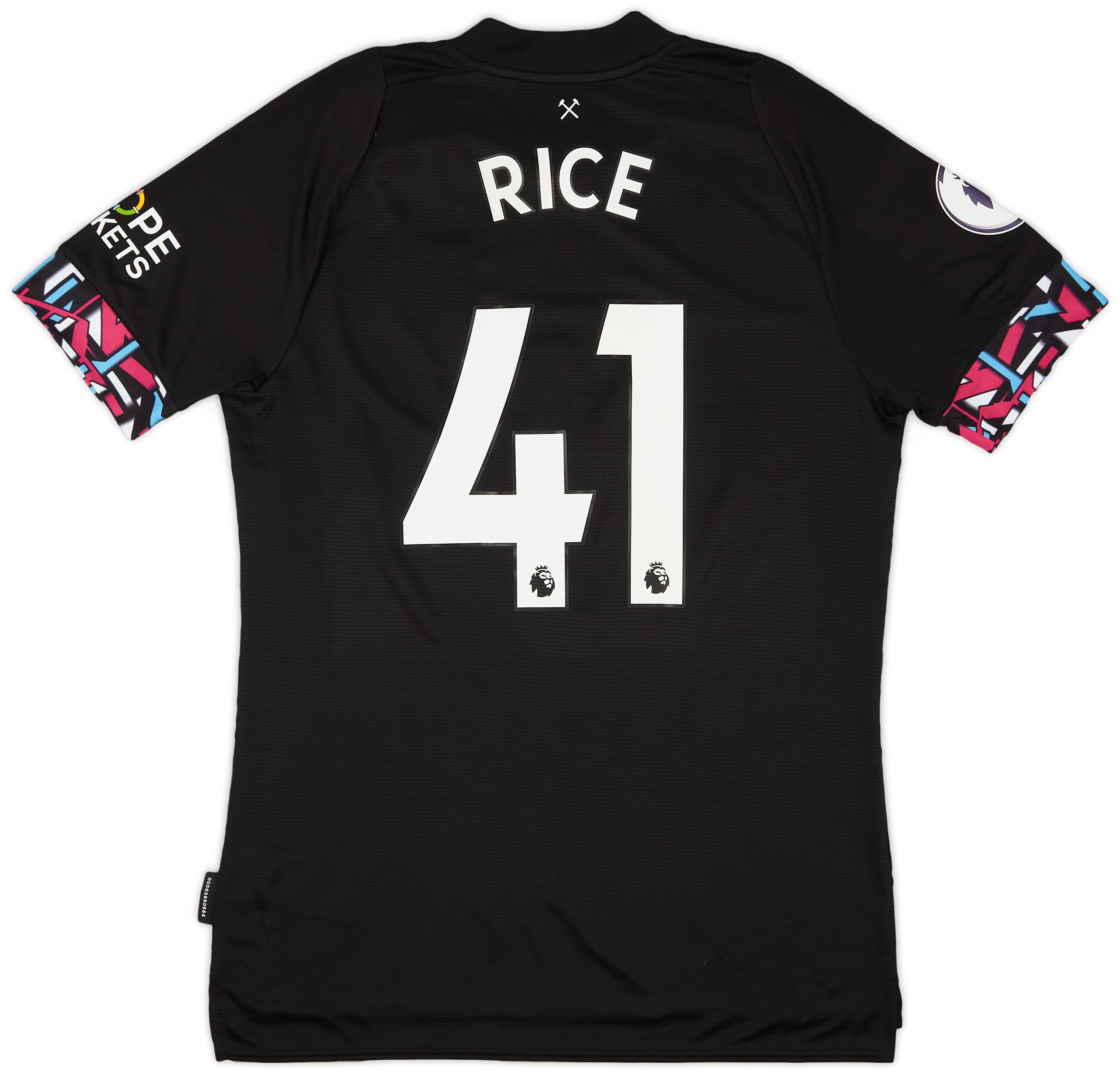 2022-23 West Ham Away Shirt Rice #41 - (M)