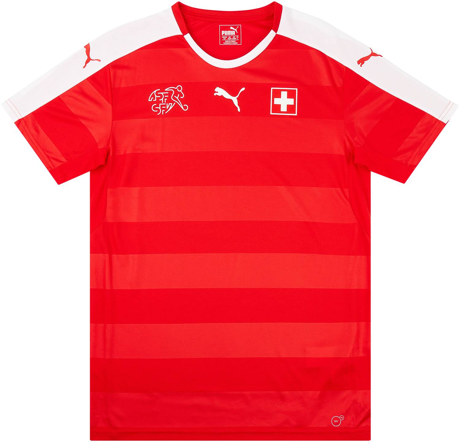 2016-17 Switzerland Player Issue Home Shirt (PRO Fit) L