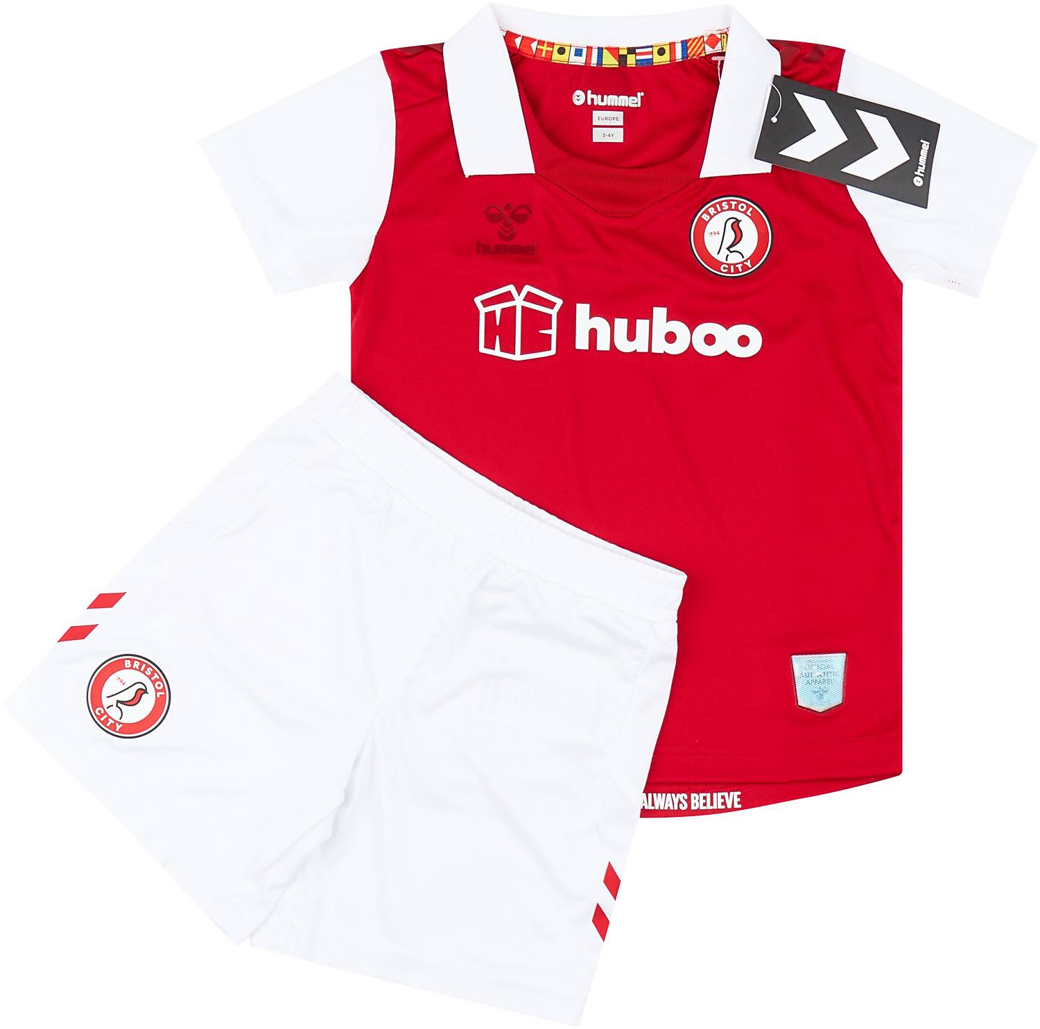 2022-23 Bristol City Home Shirt & Shorts Kit (3-4 Years)