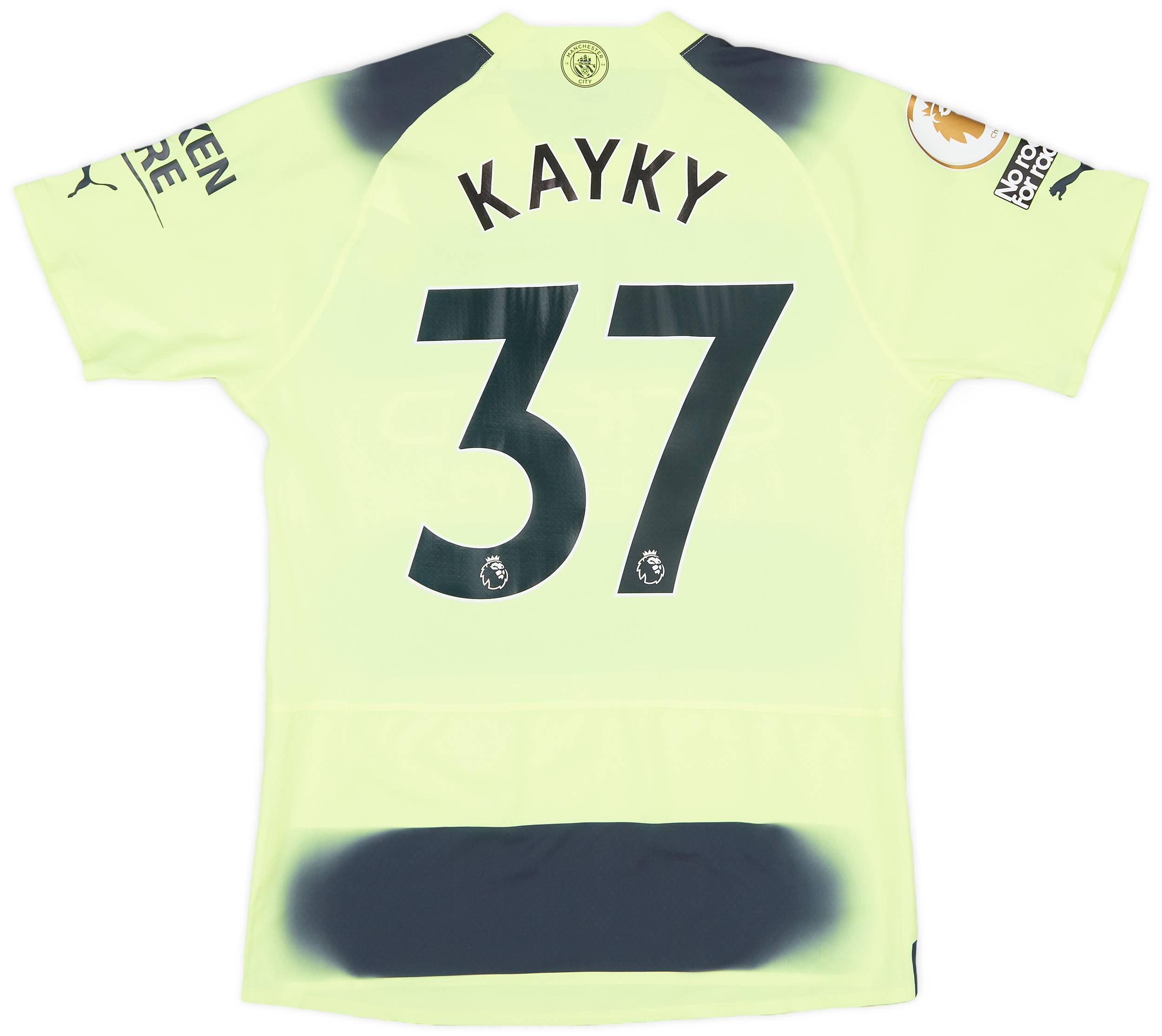 2022-23 Manchester City Match Issue Third Shirt Kayky #37 - As New - (S)