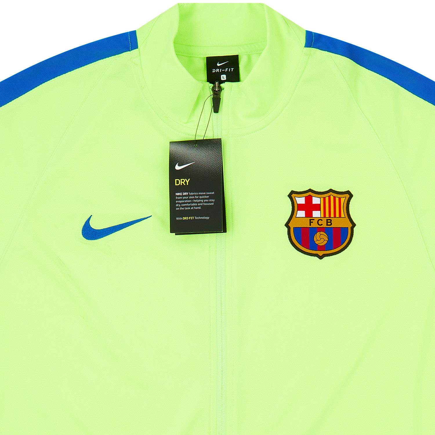 Nike FC Barcelona 2016 ジャージ 青緑 Lサイズ 2016-17 Barcelona Nike Track Jacket - 6/10 - (XL.Boys)