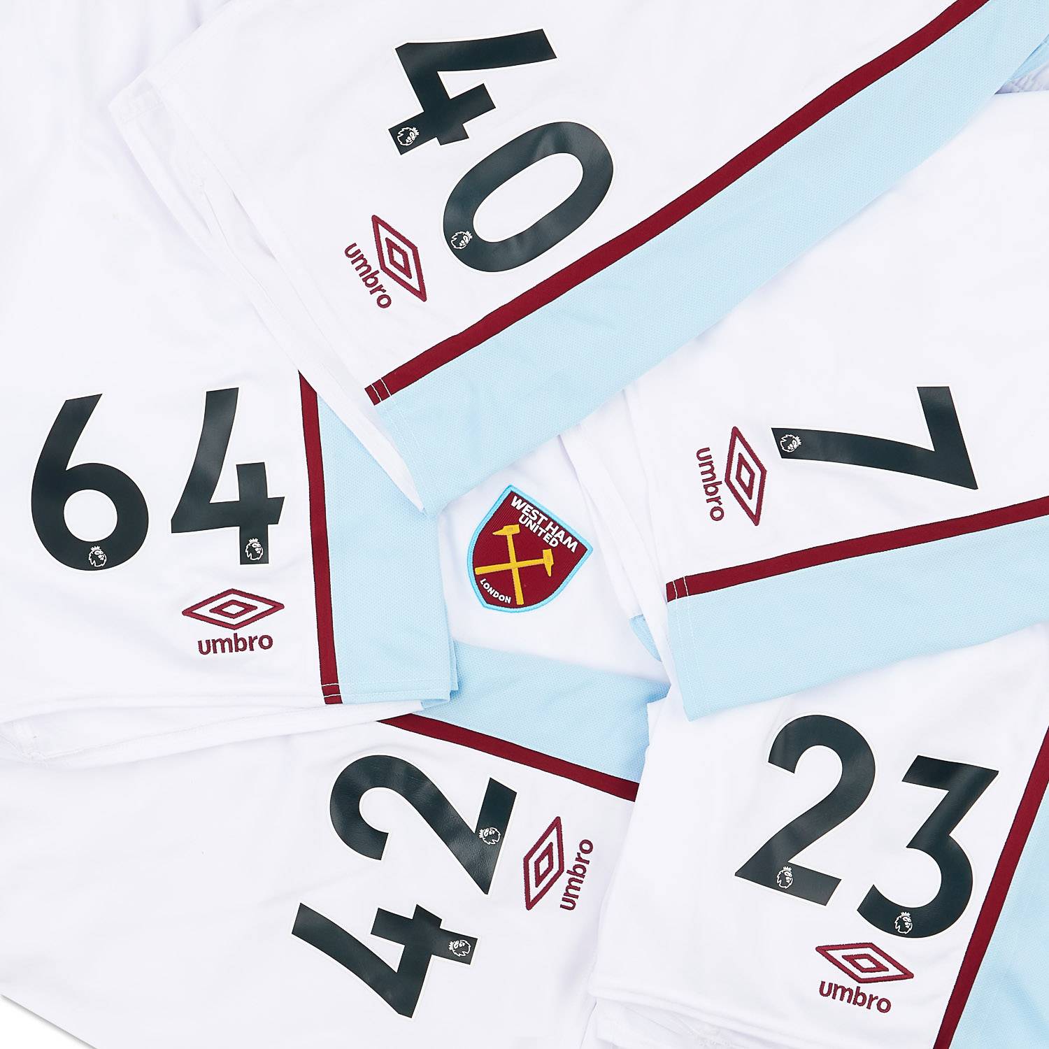 2021-22 West Ham Player Issue Home Shorts # (Fair)