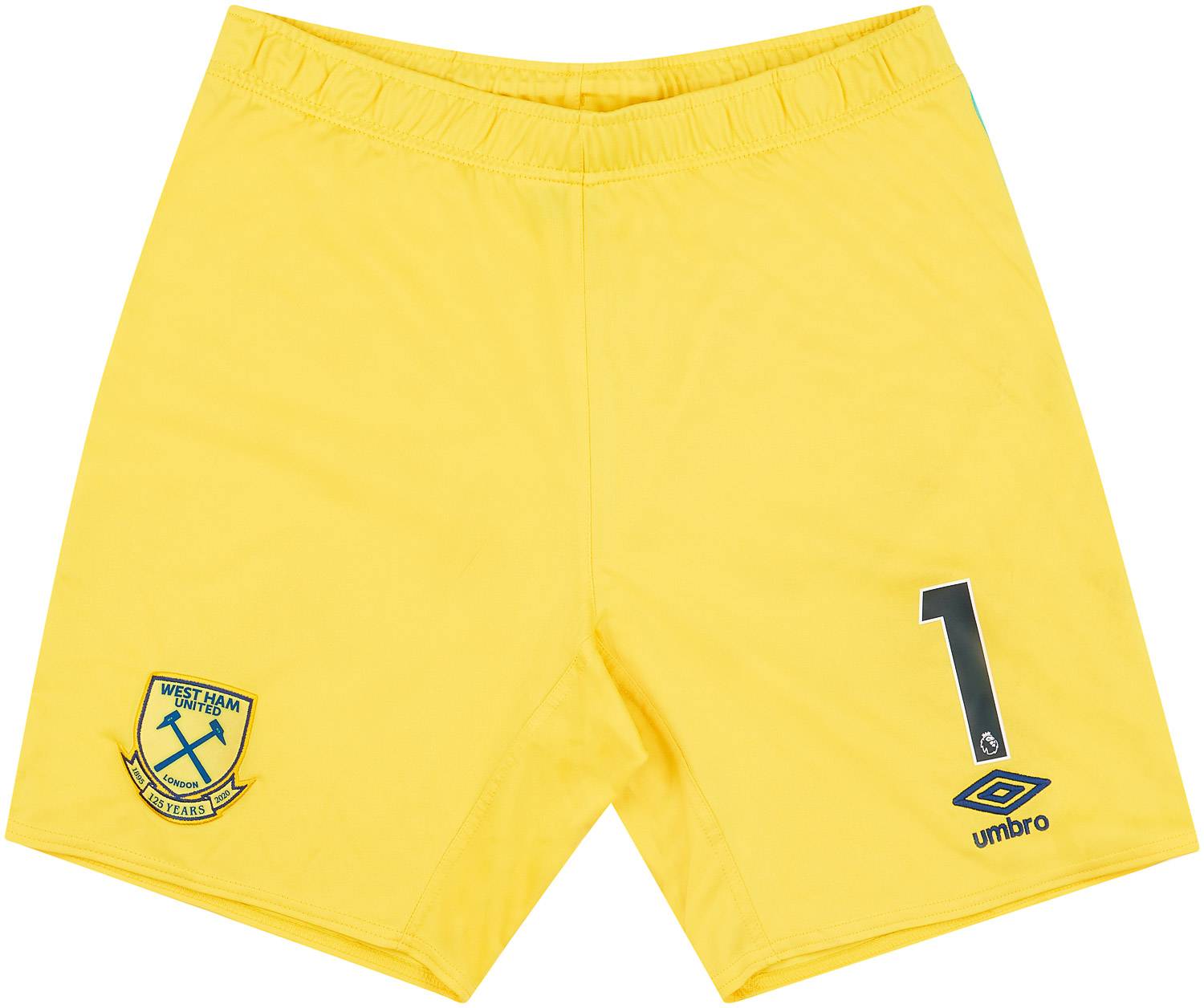 2020-21 West Ham Player Issue GK Shorts # (Fair) L