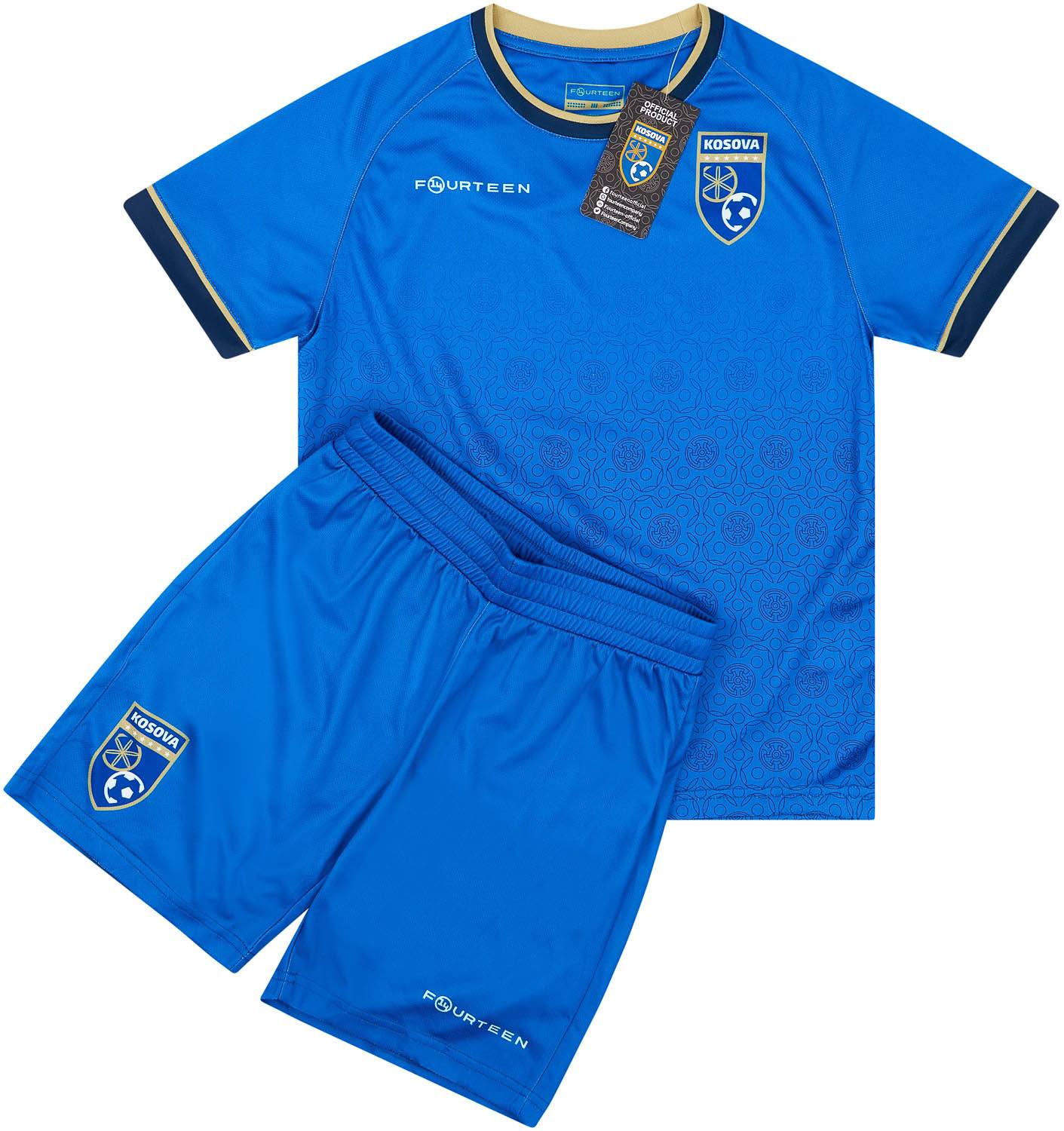 2021 22 Kosovo Home Shirt Shorts Kit KIDS
