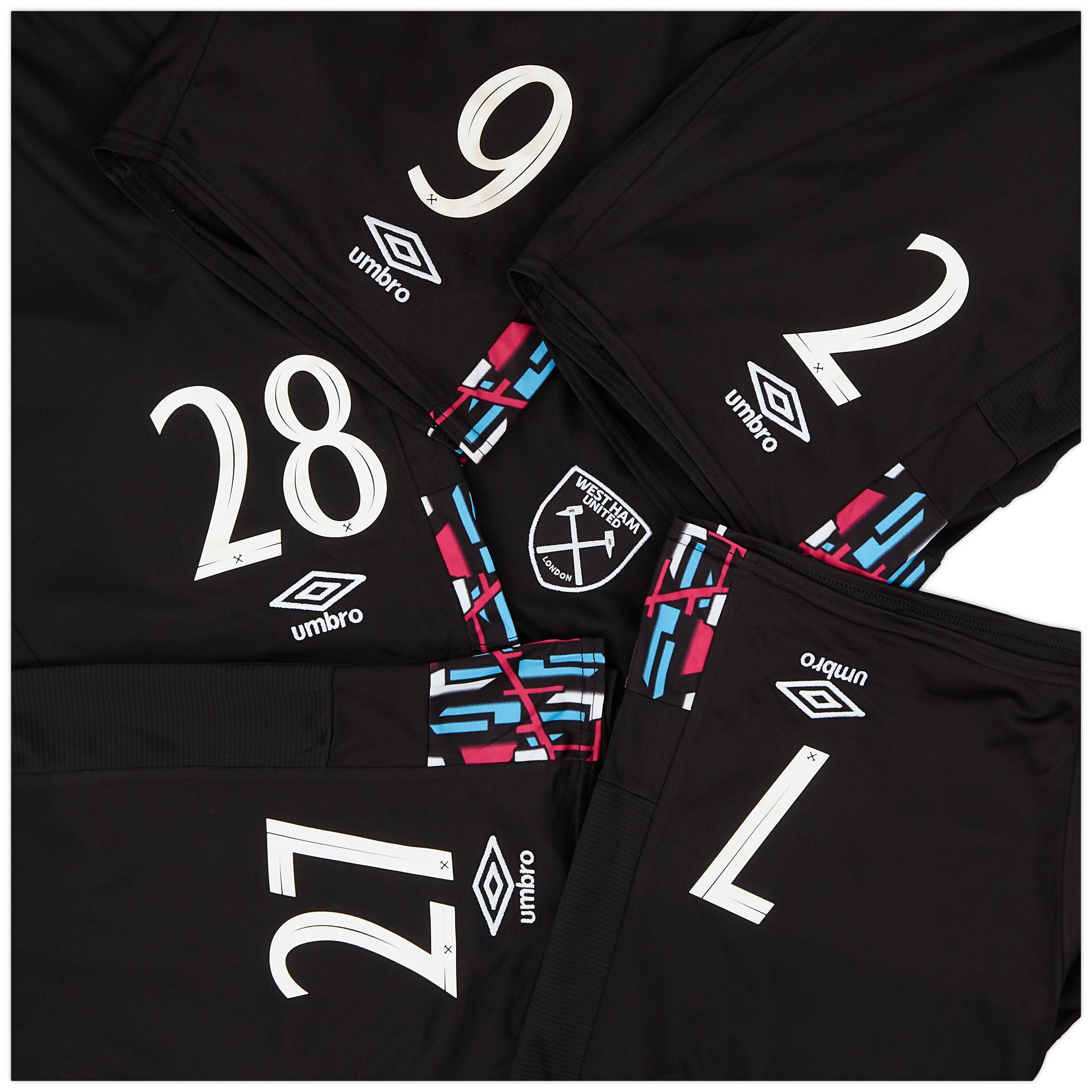2022-23 West Ham Player Issue Away Shorts #