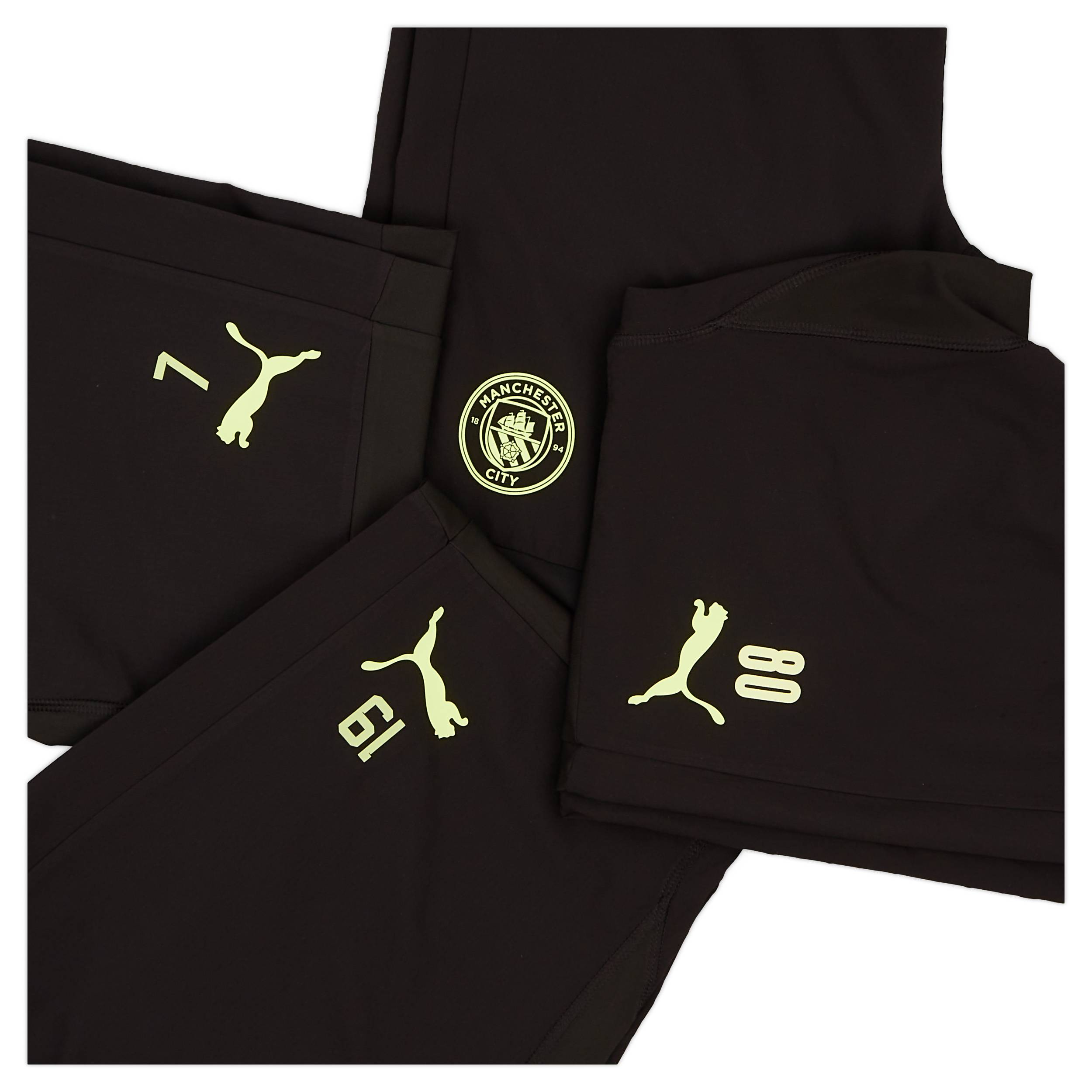 2022-23 Manchester City Player Issue Training Pants/Bottoms # -7/10