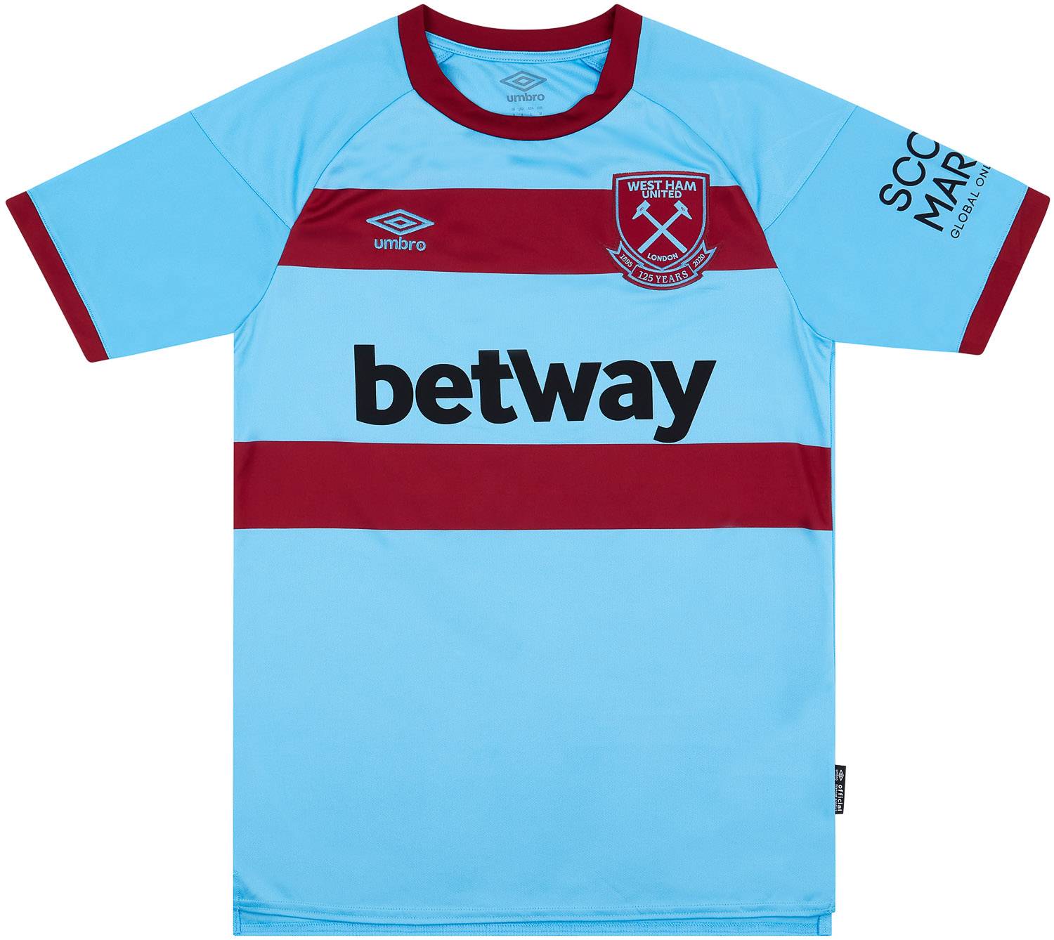 2020-21 West Ham Player Issue Away Pre-Season Shirt #