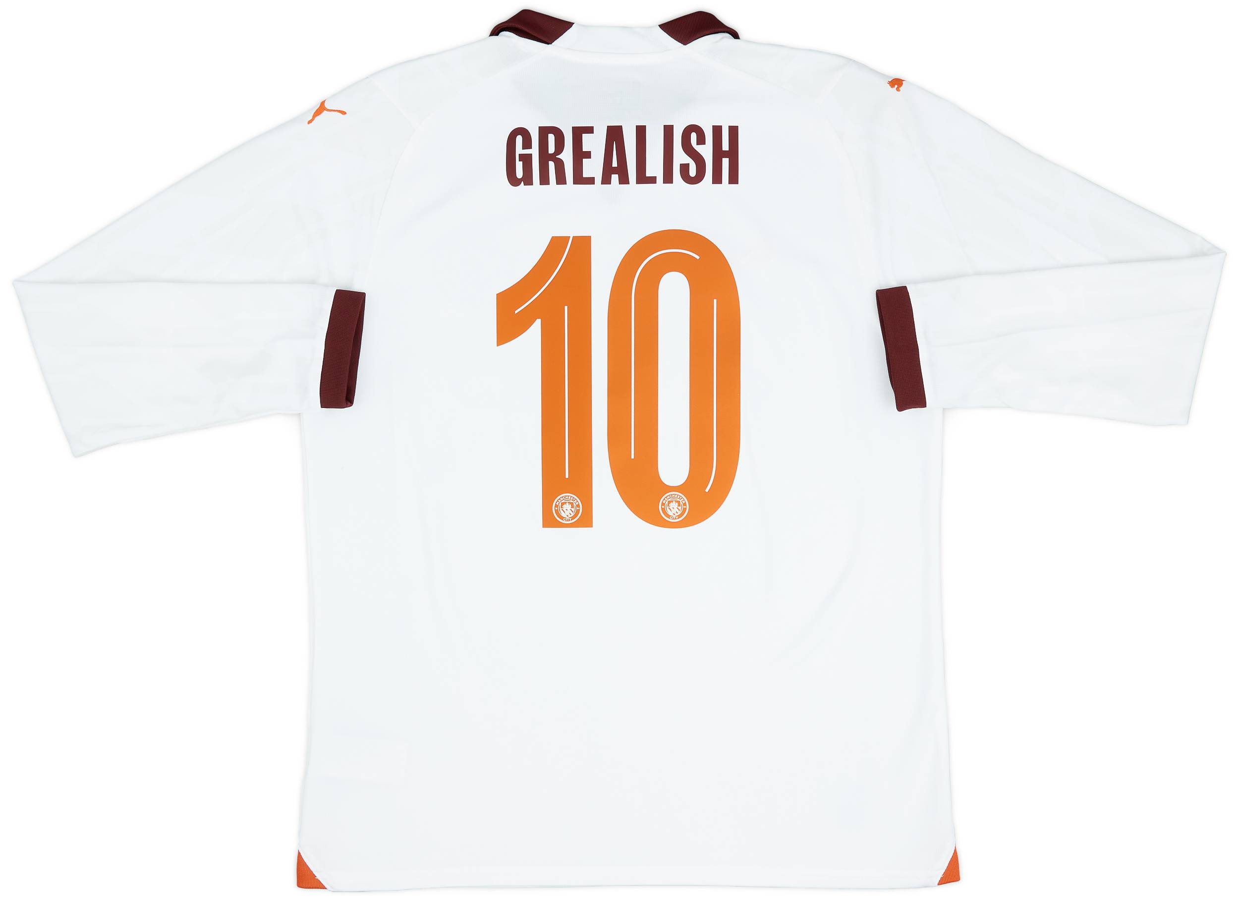 2023-24 Manchester City Away L/S Shirt Grealish #10