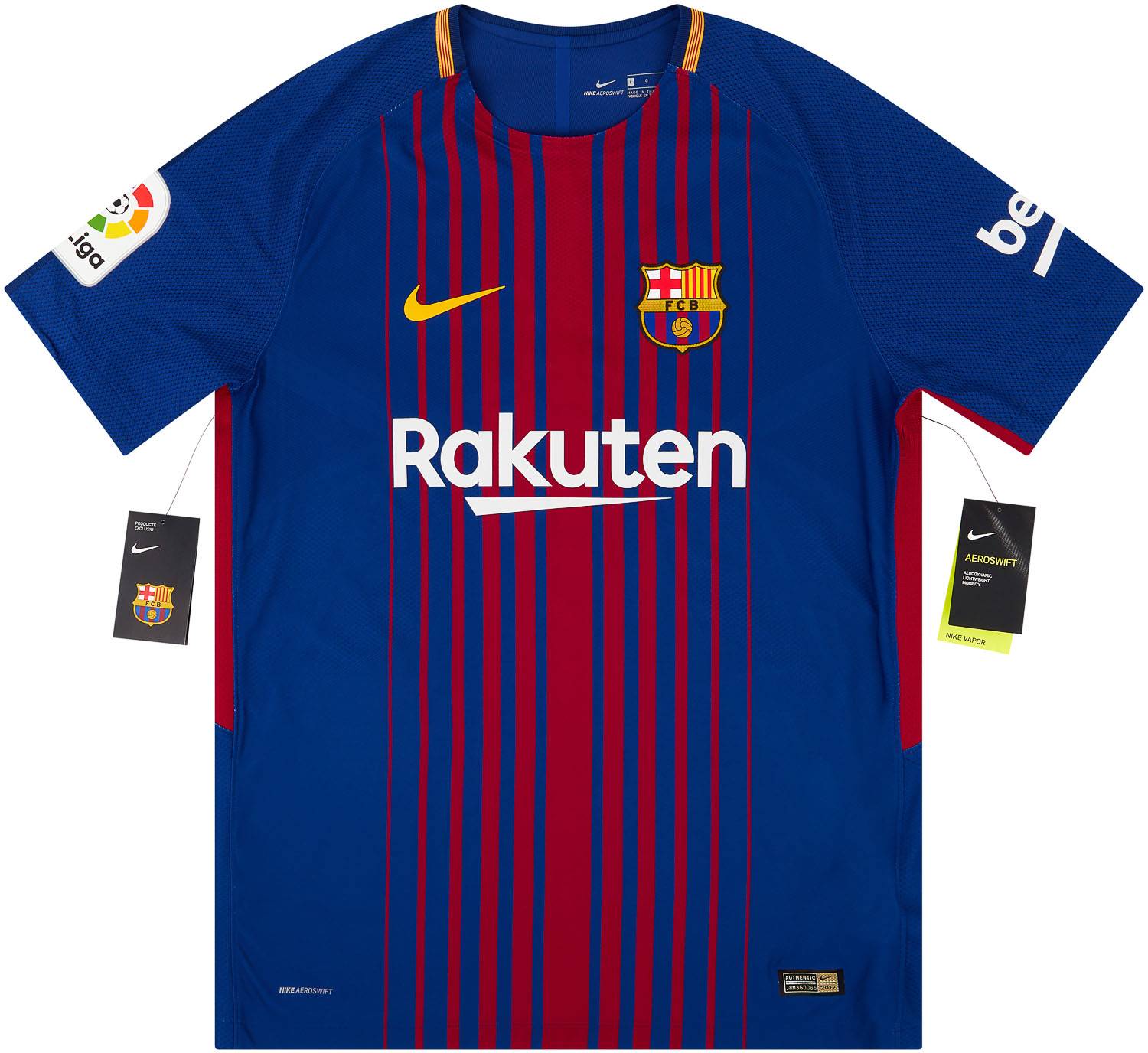 2017-18 Barcelona Authentic Home Shirt Neymar Jr #11