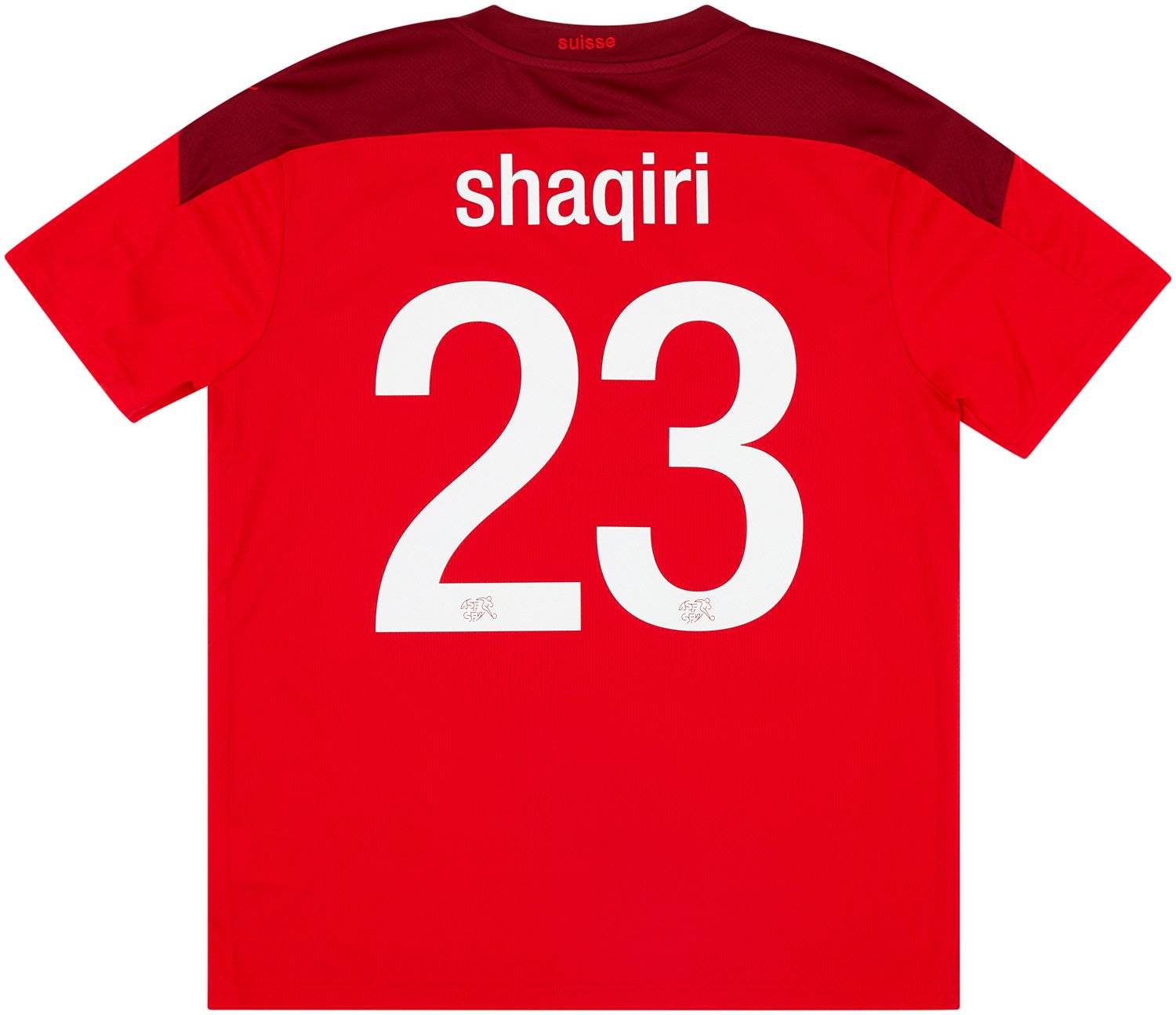 2020-21 Switzerland Home Shirt Shaqiri #23