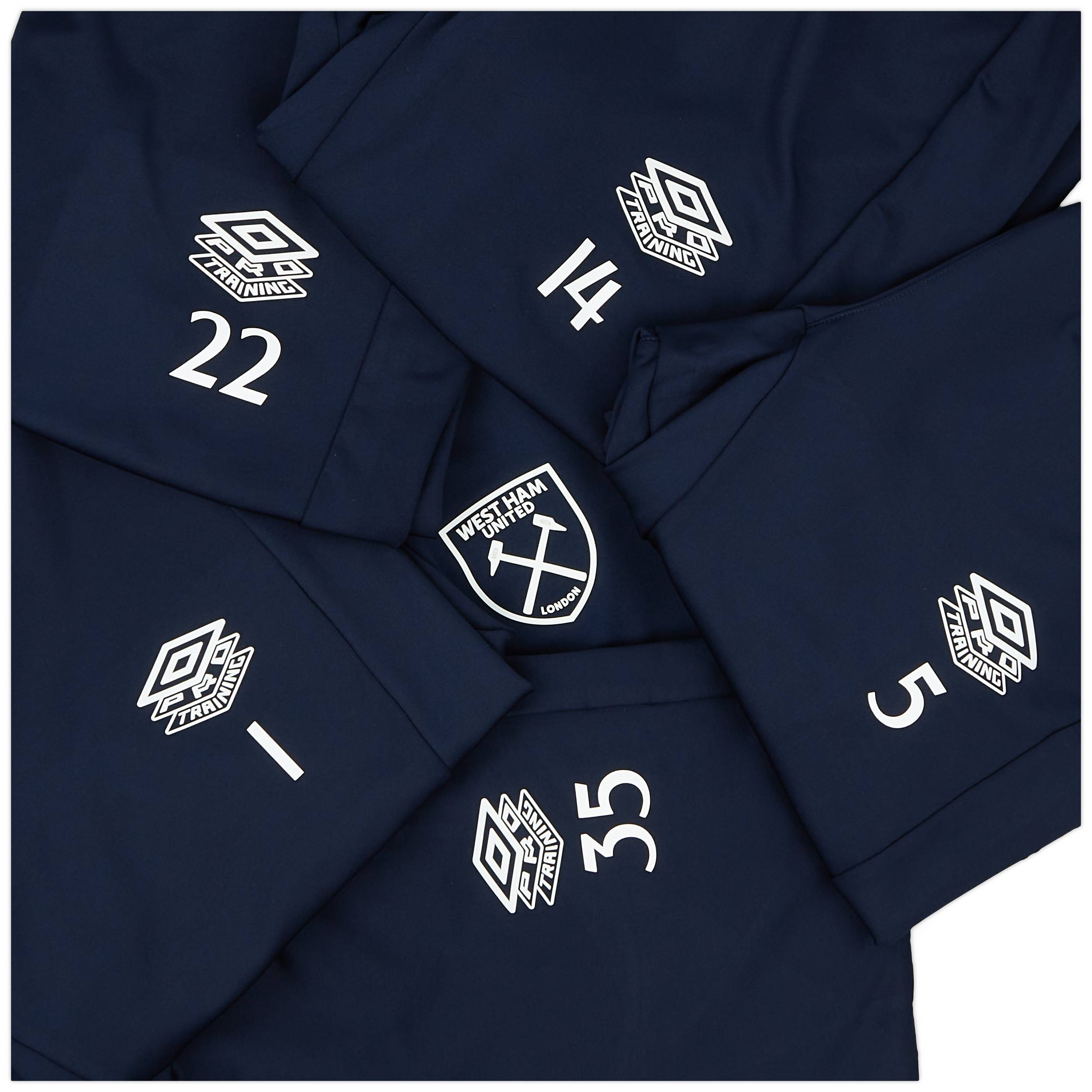 2022-23 West Ham Player Issue 3/4 Training Pants #
