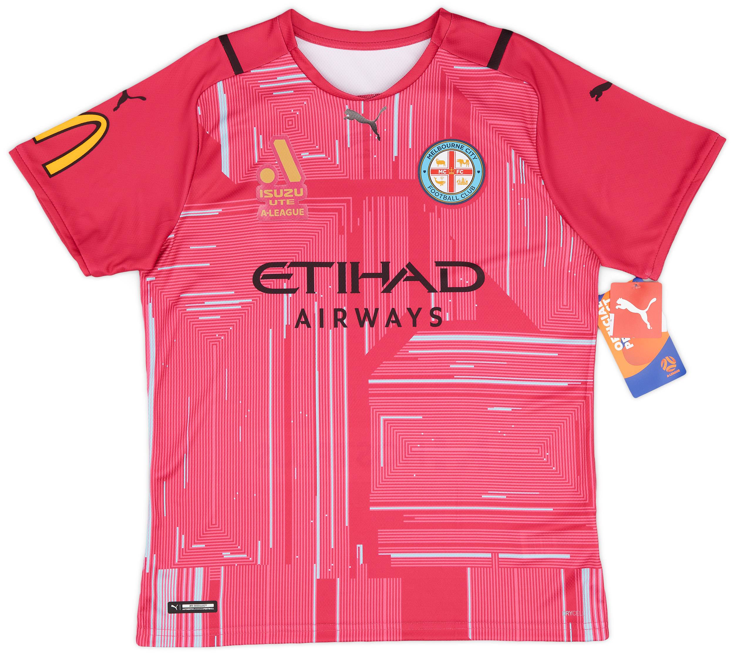 2021-22 Melbourne City Player Issue GK S/S Shirt