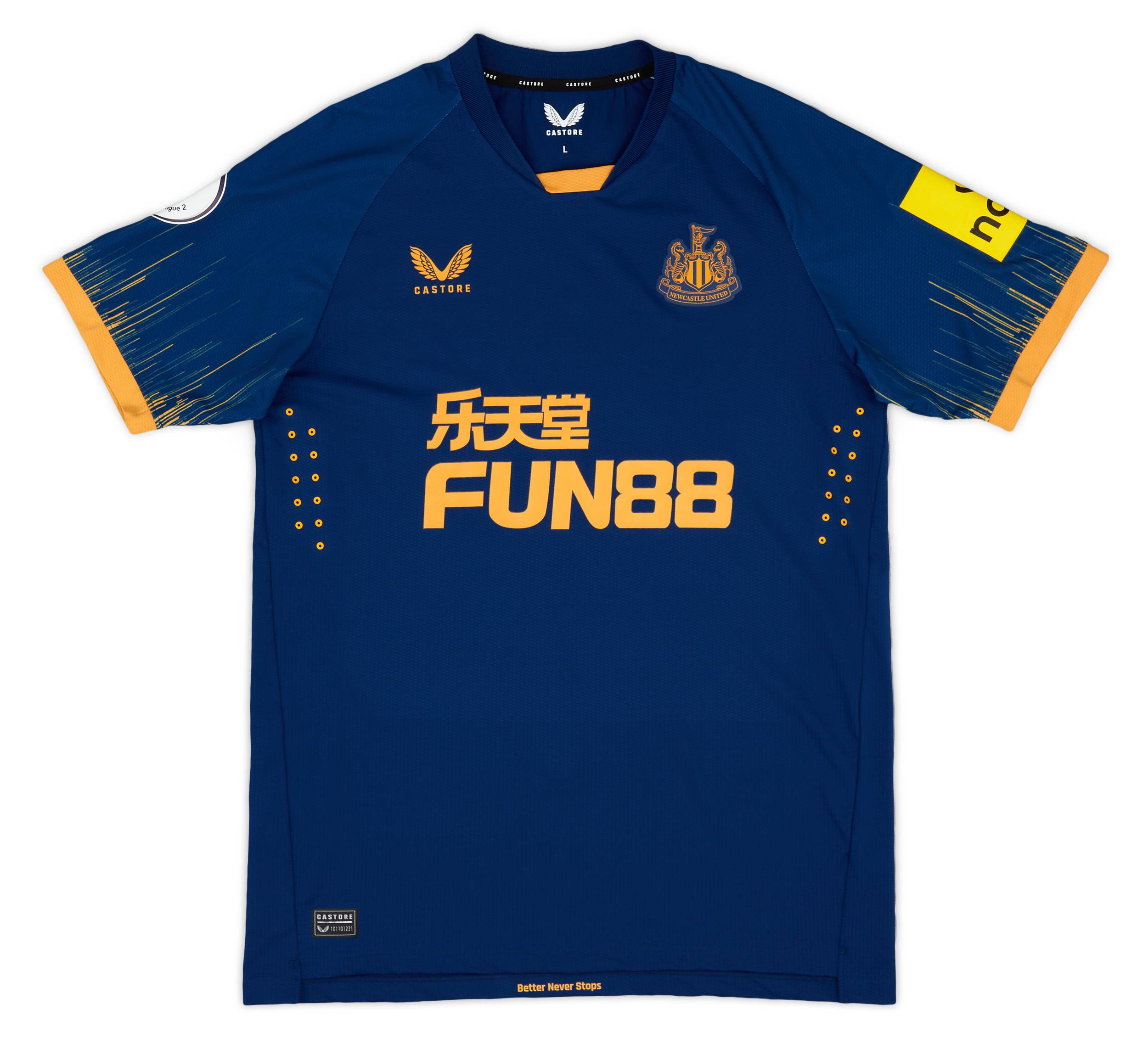 2022-23 Newcastle Match Issue Away Shirt # - As New - (L)