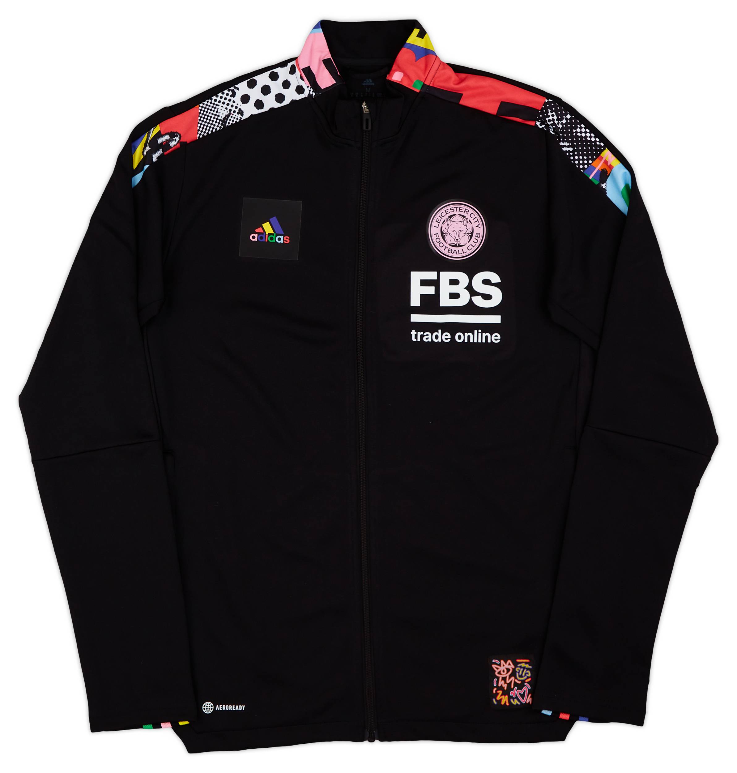 2022-23 Leicester Player Worn Pride Track Jacket - 7/10 - (S)