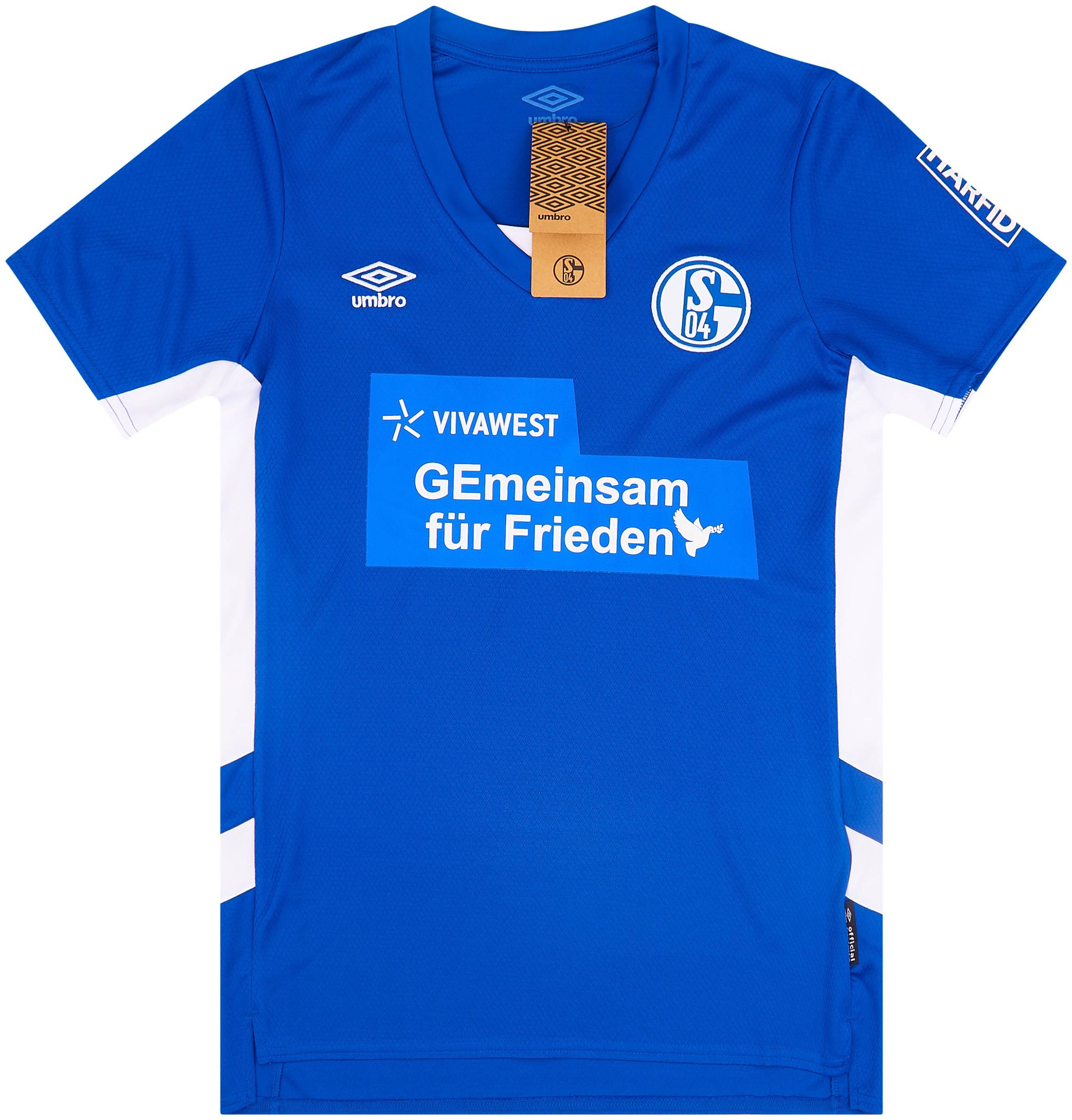 2021-22 Schalke Home Shirt - Womens (M))