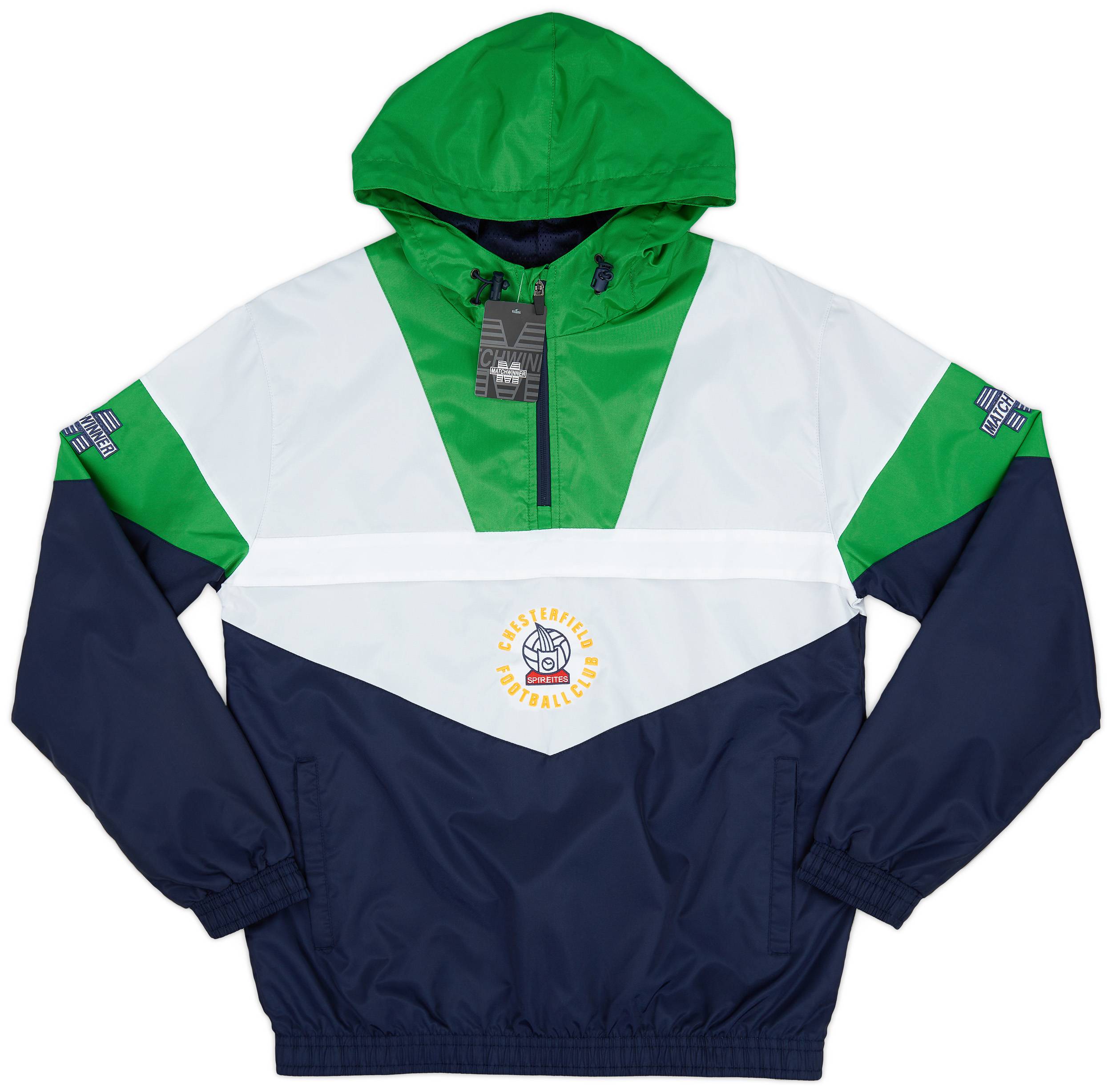 1994-96 Chesterfield Matchwinner Reissue 1/4 Zip Hooded Rain Jacket