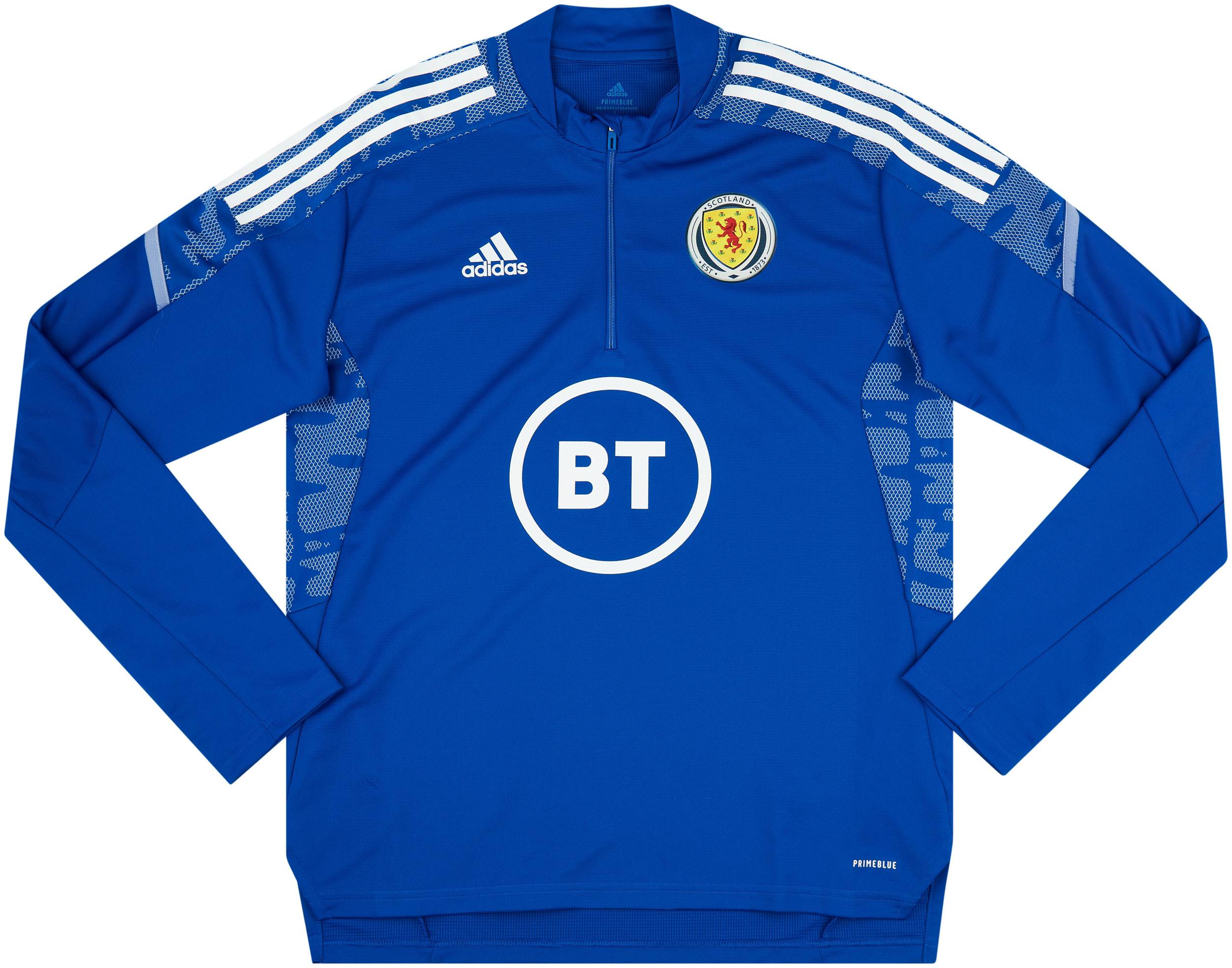 2021-22 Scotland Player Issue 1/4 Zip Training Top