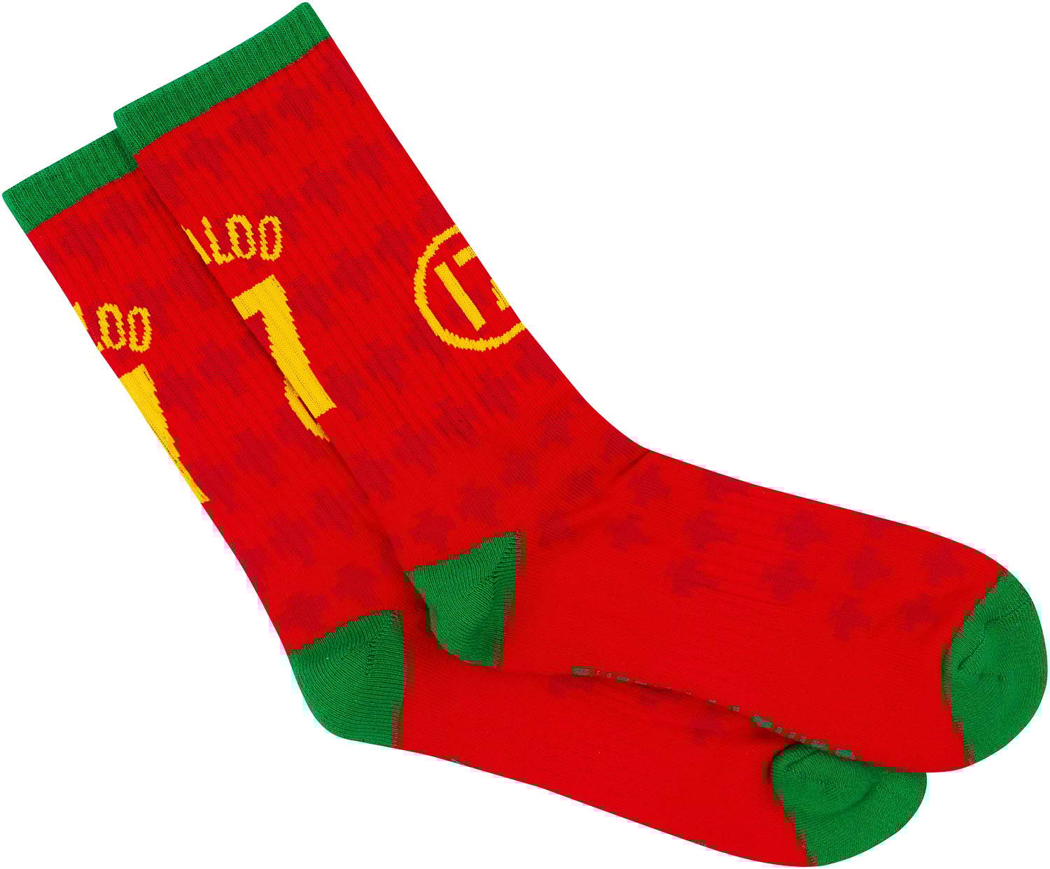 2004-06 Portugal C.Ronaldo #17 Home Crew Socks