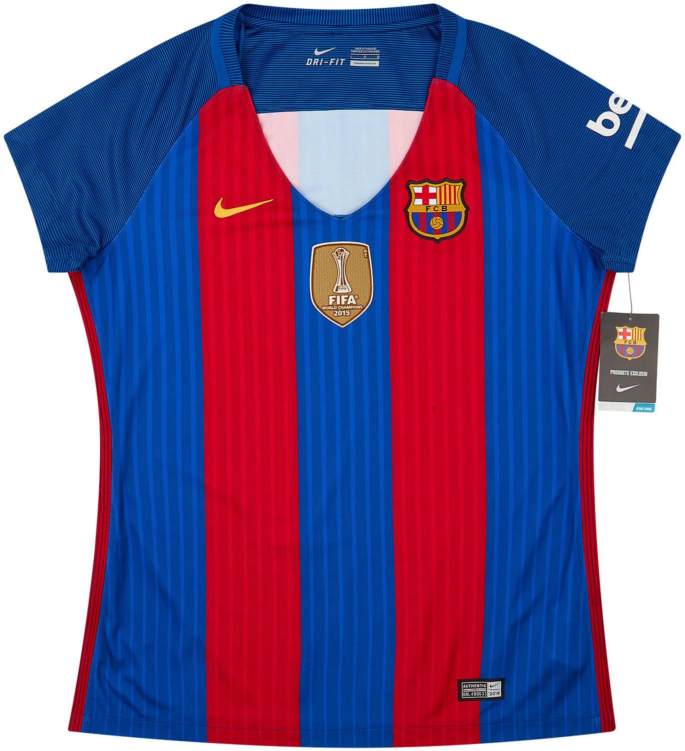 2016-17 Barcelona Home Shirt Womens (L)