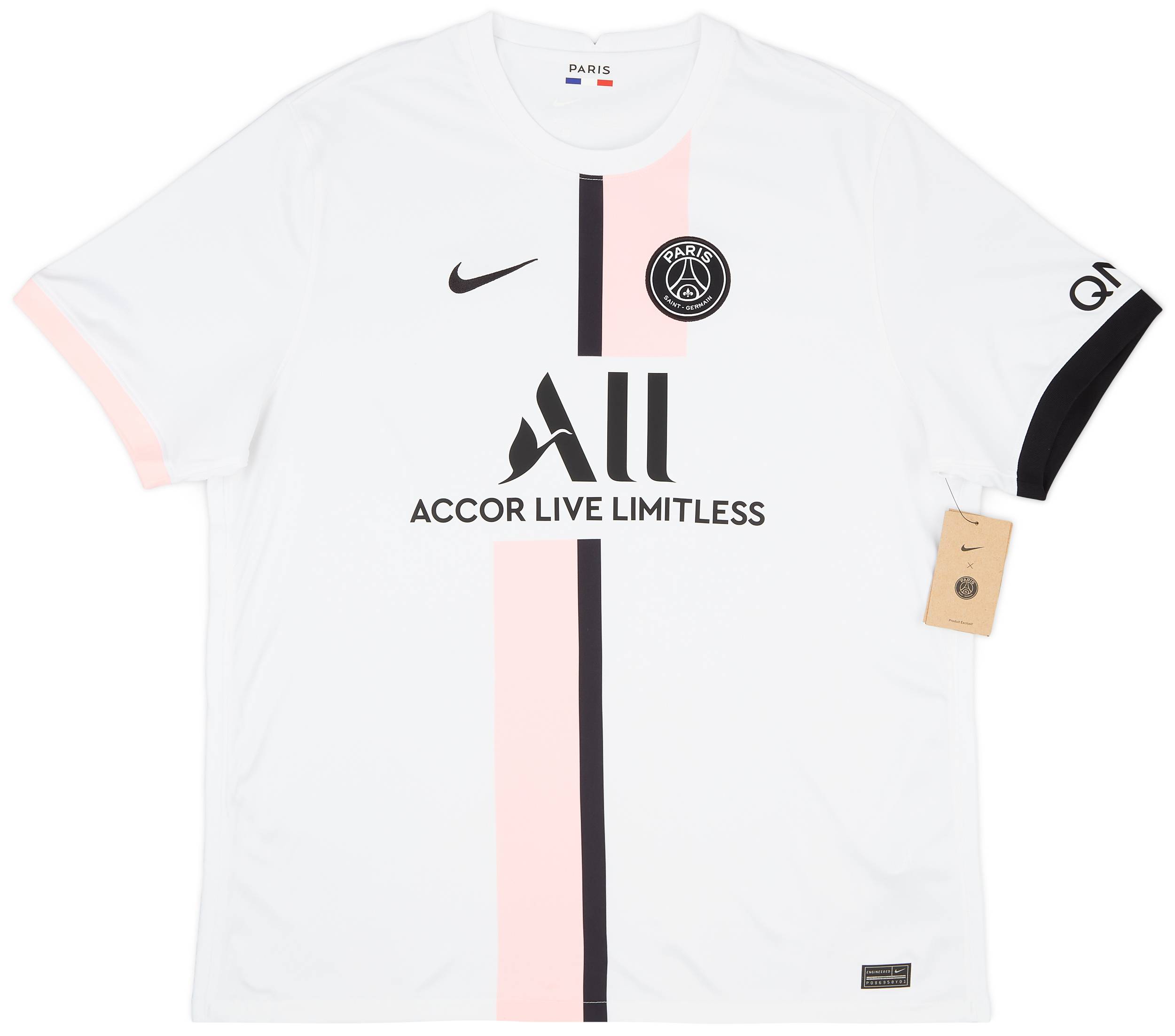 2021-22 Paris Saint-Germain Away Shirt - NEW - (XXL)