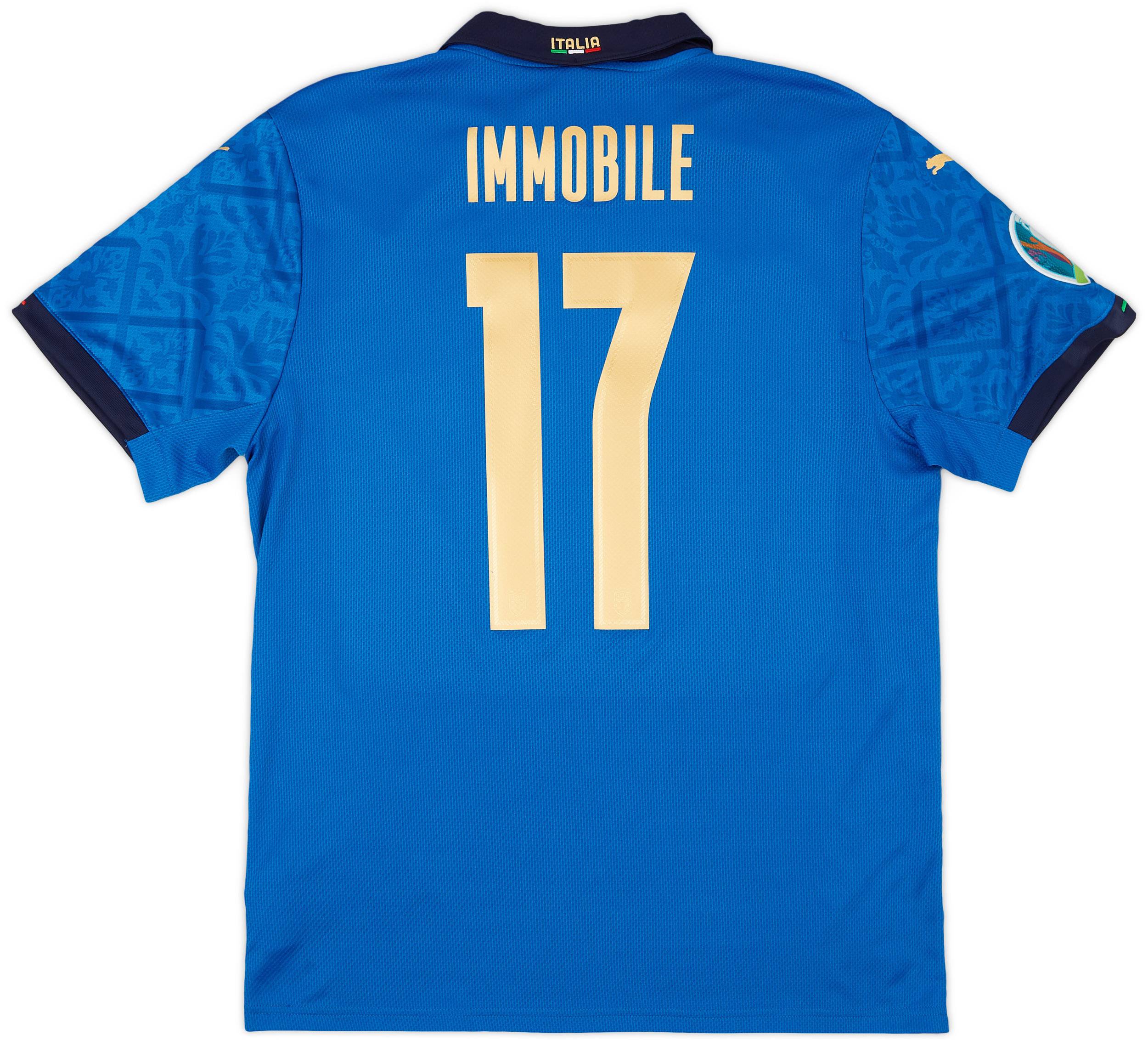2020-21 Italy Home Shirt Immobile #17 (L)