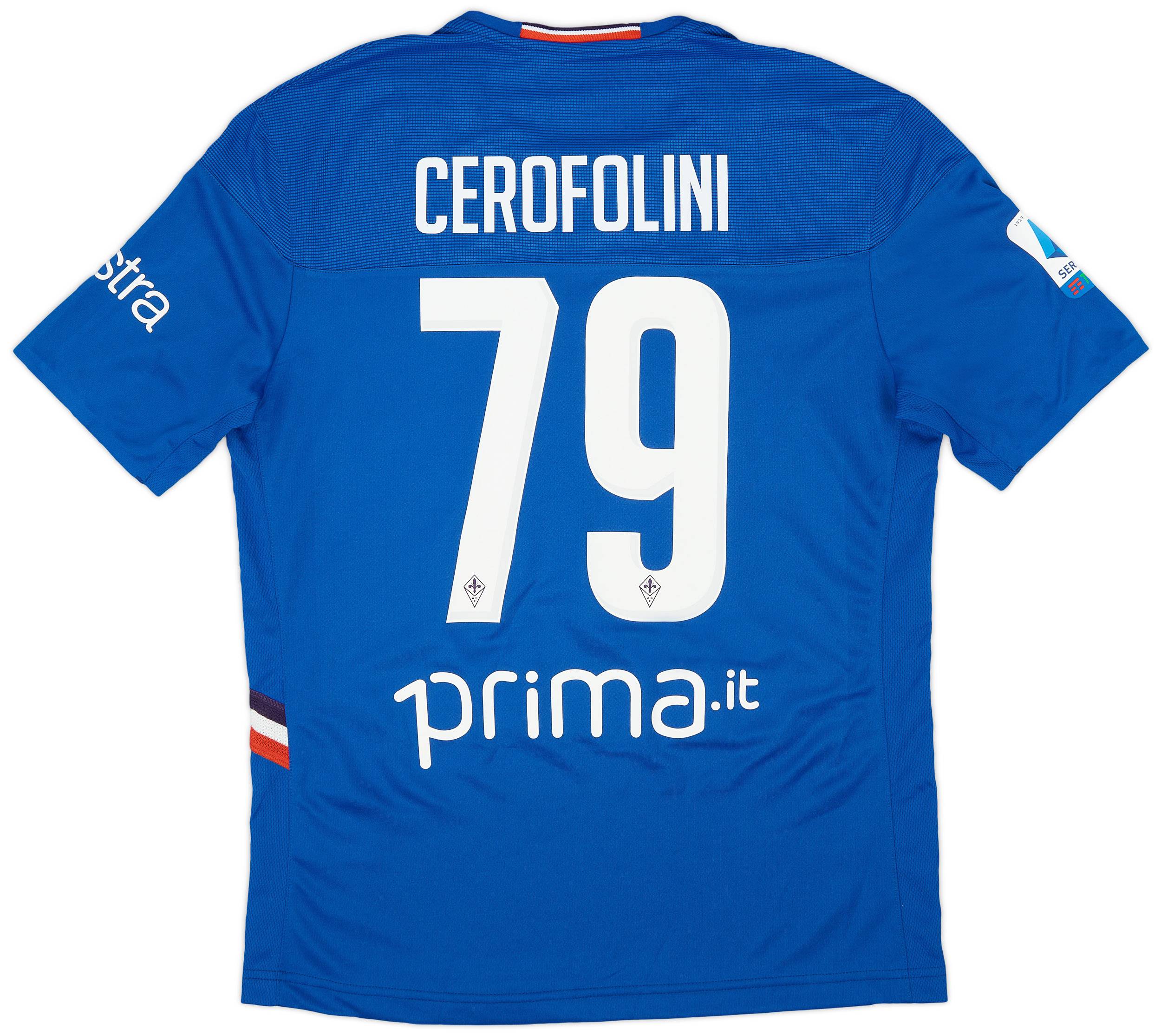 2019-20 Fiorentina Match Issue GK S/S Shirt Cerofolini #79 - As New - (L)