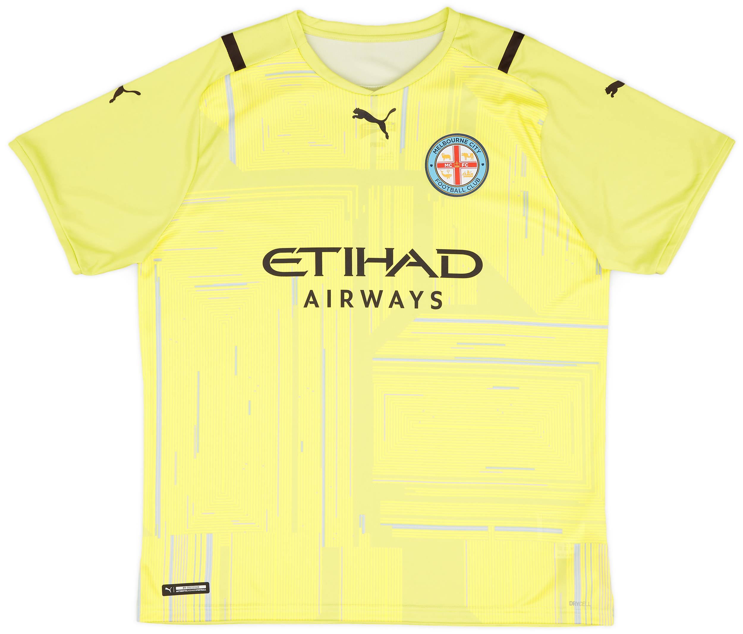 2021-22 Melbourne City Player Issue GK Shirt - As New - (M)