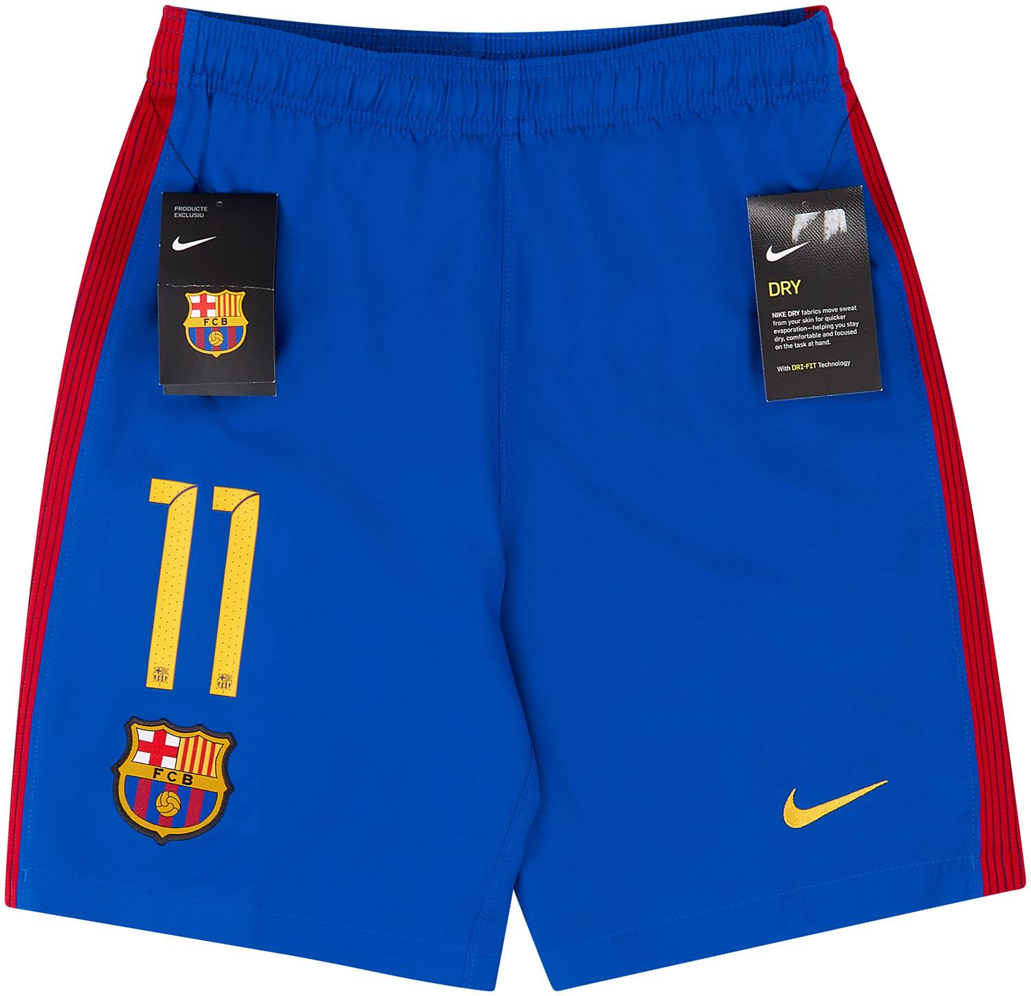 2016-17 Barcelona Home Shorts #11 (Neymar) KIDS