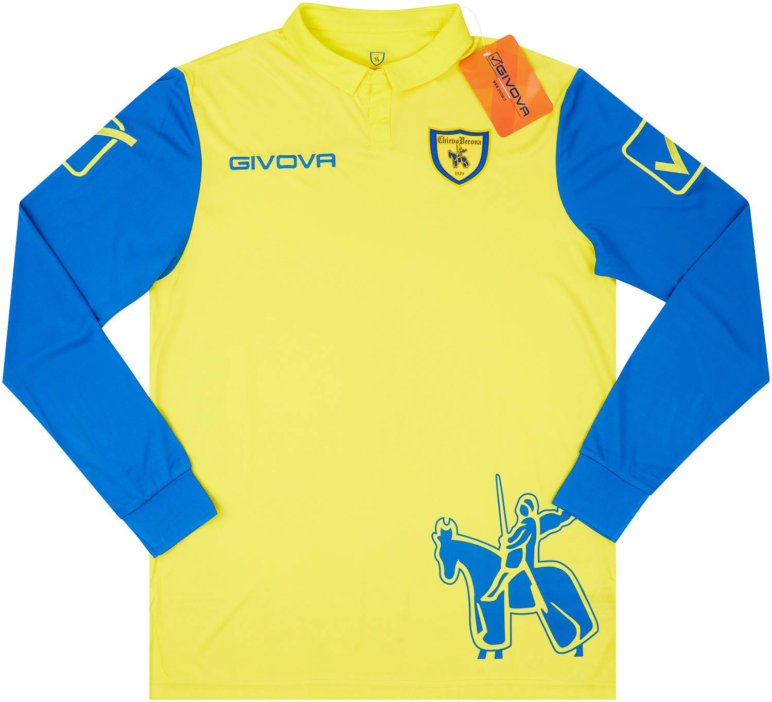 2019-20 Chievo Verona Home L/S Shirt (L)