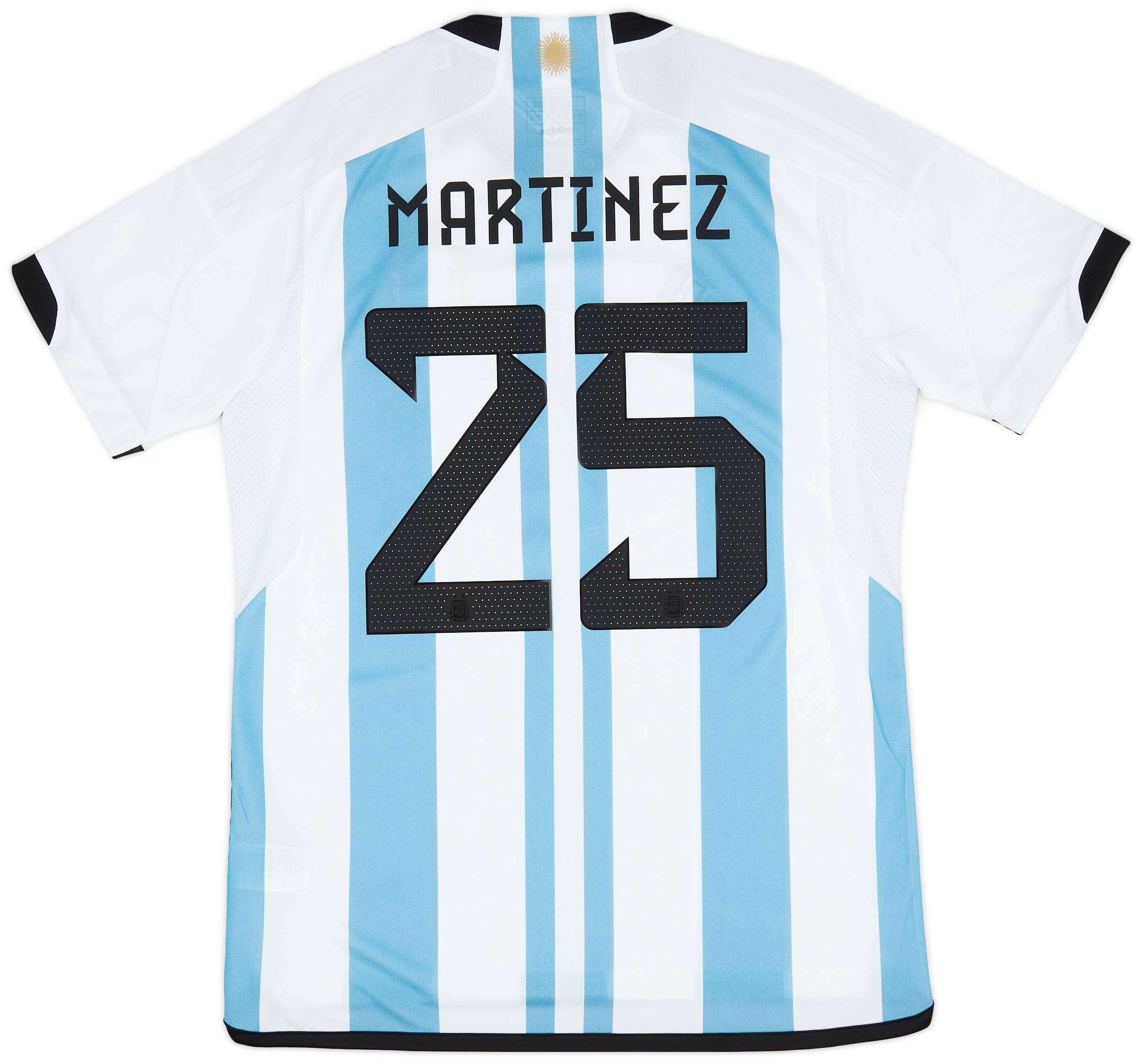 2022 23 Argentina Home Shirt Martinez 25