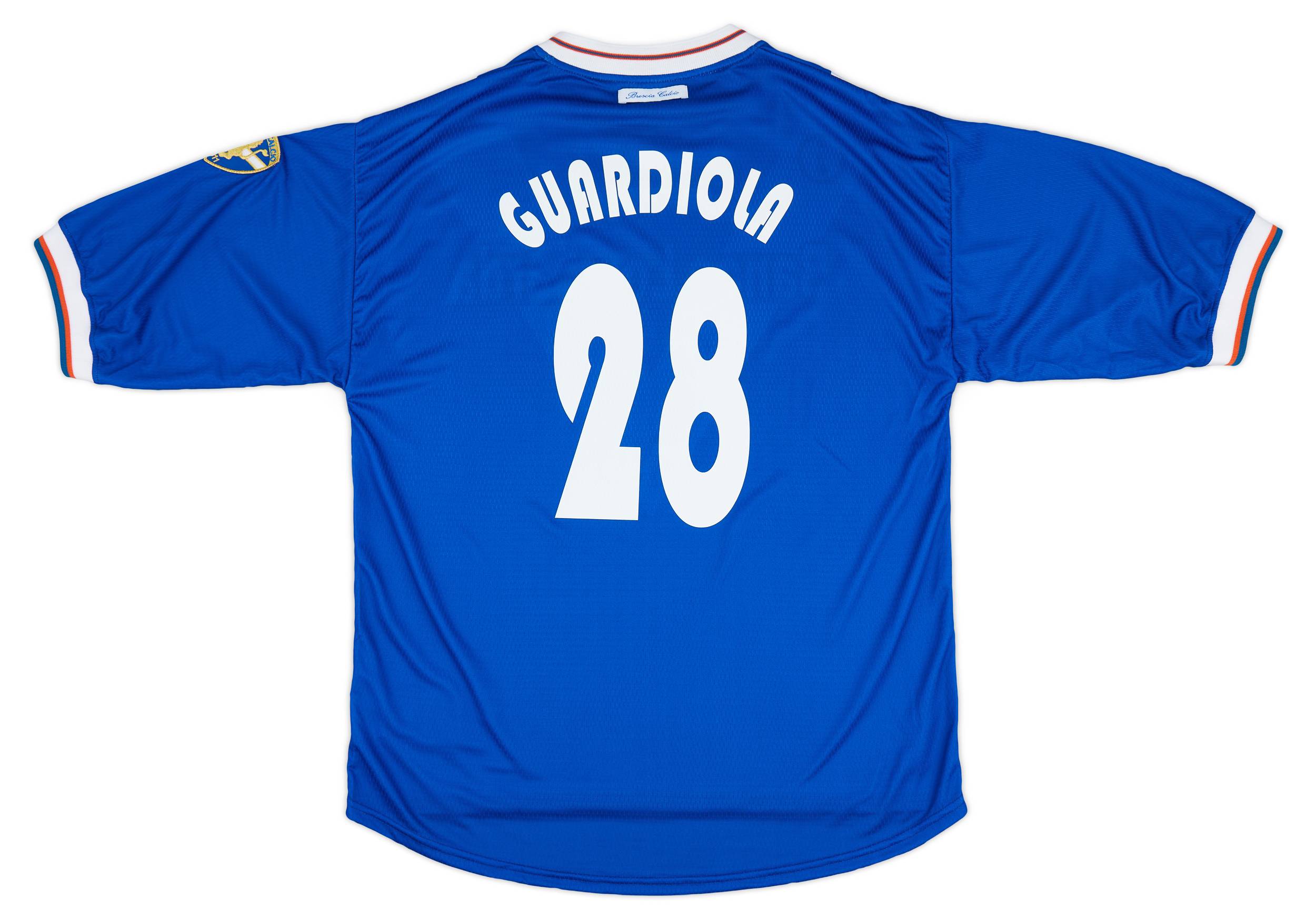 2001-02 Brescia Garman Reissue Home Shirt Guardiola #28