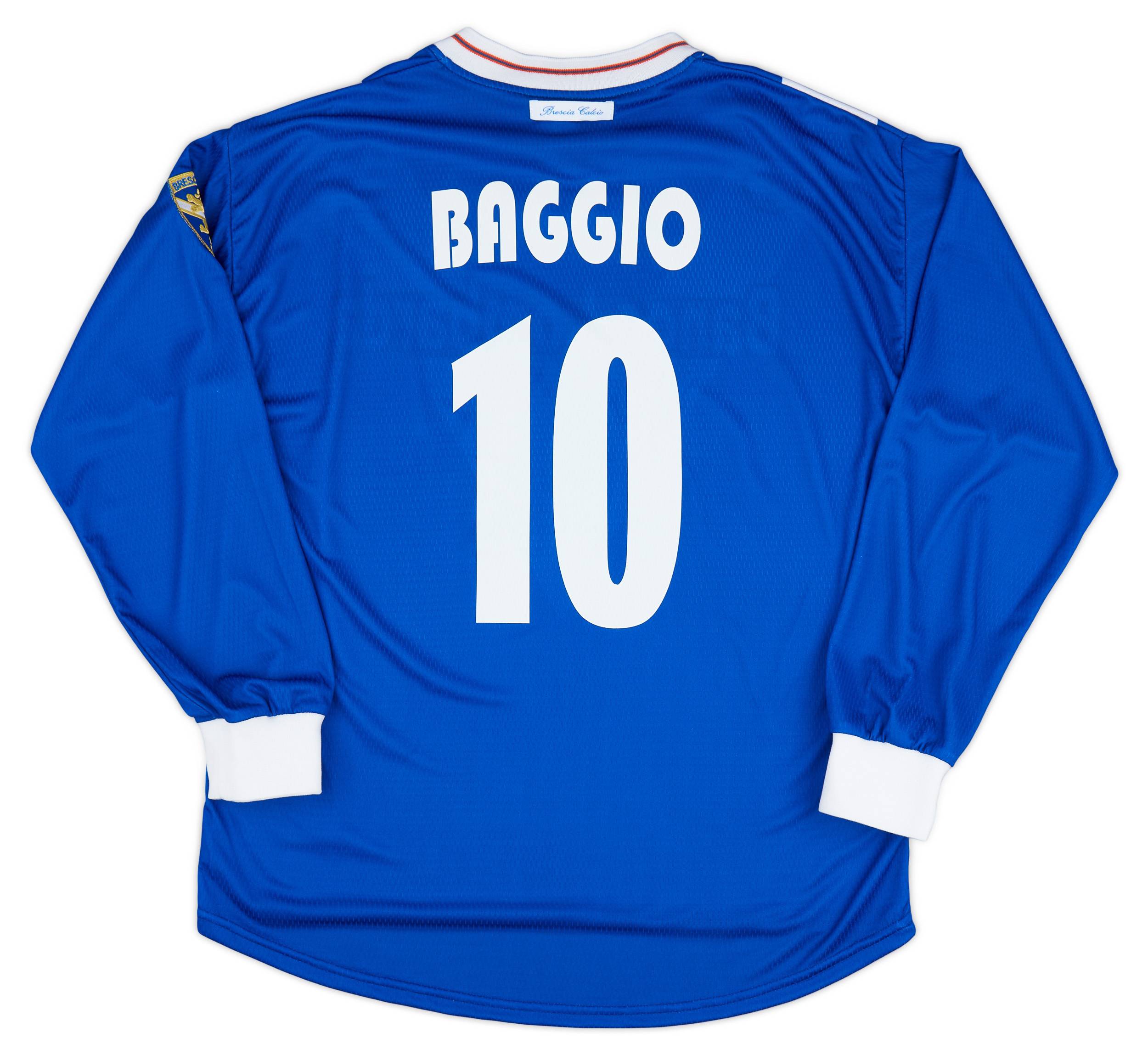 2001-02 Brescia Garman Reissue Home L/S Shirt Baggio #10 - NEW