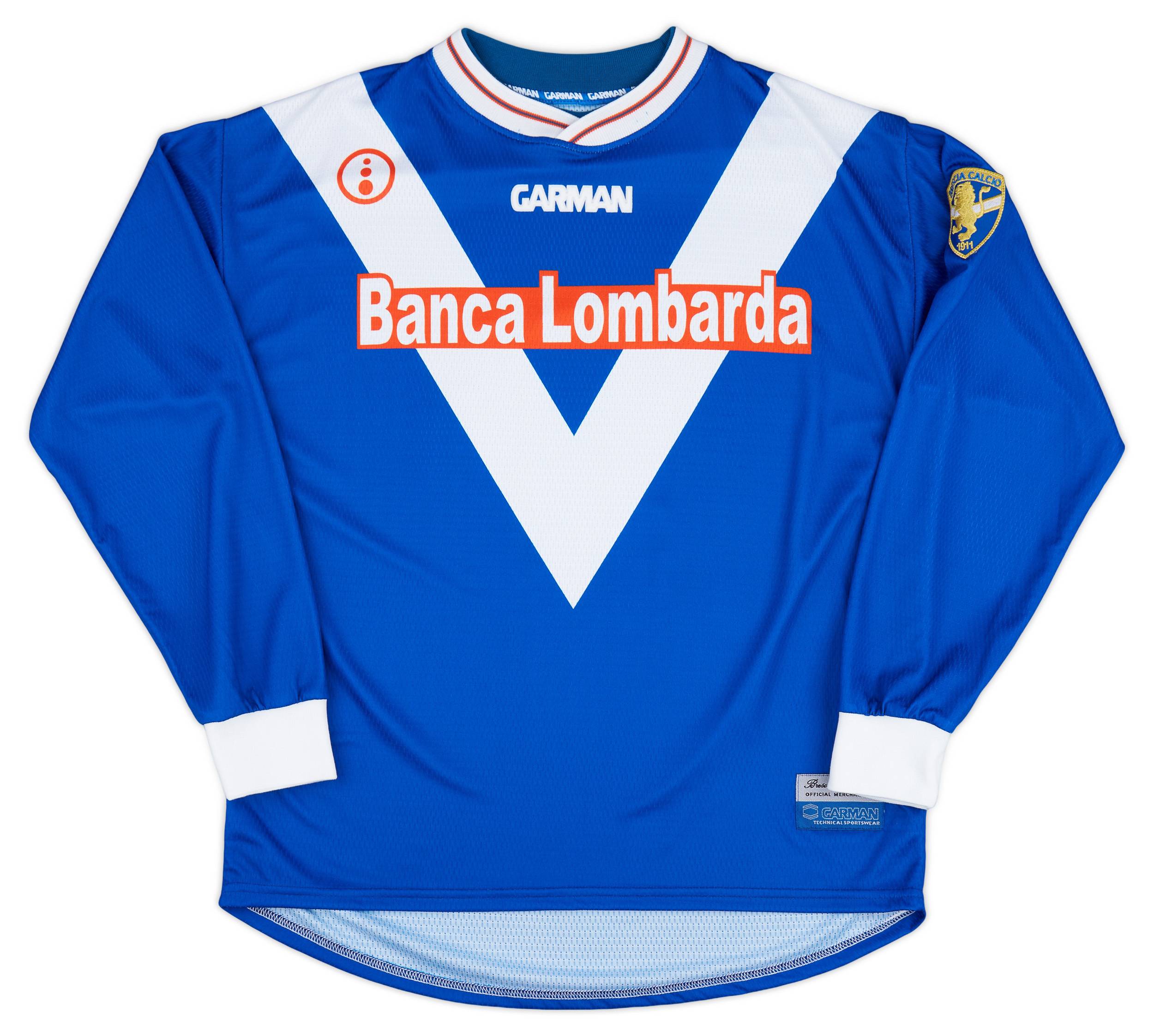 新品 01/02 ブレシア ホーム 長袖 No.10 BAGGIO 2001-02 Brescia Garman Reissue Home L/S Shirt Baggio #10 - NEW
