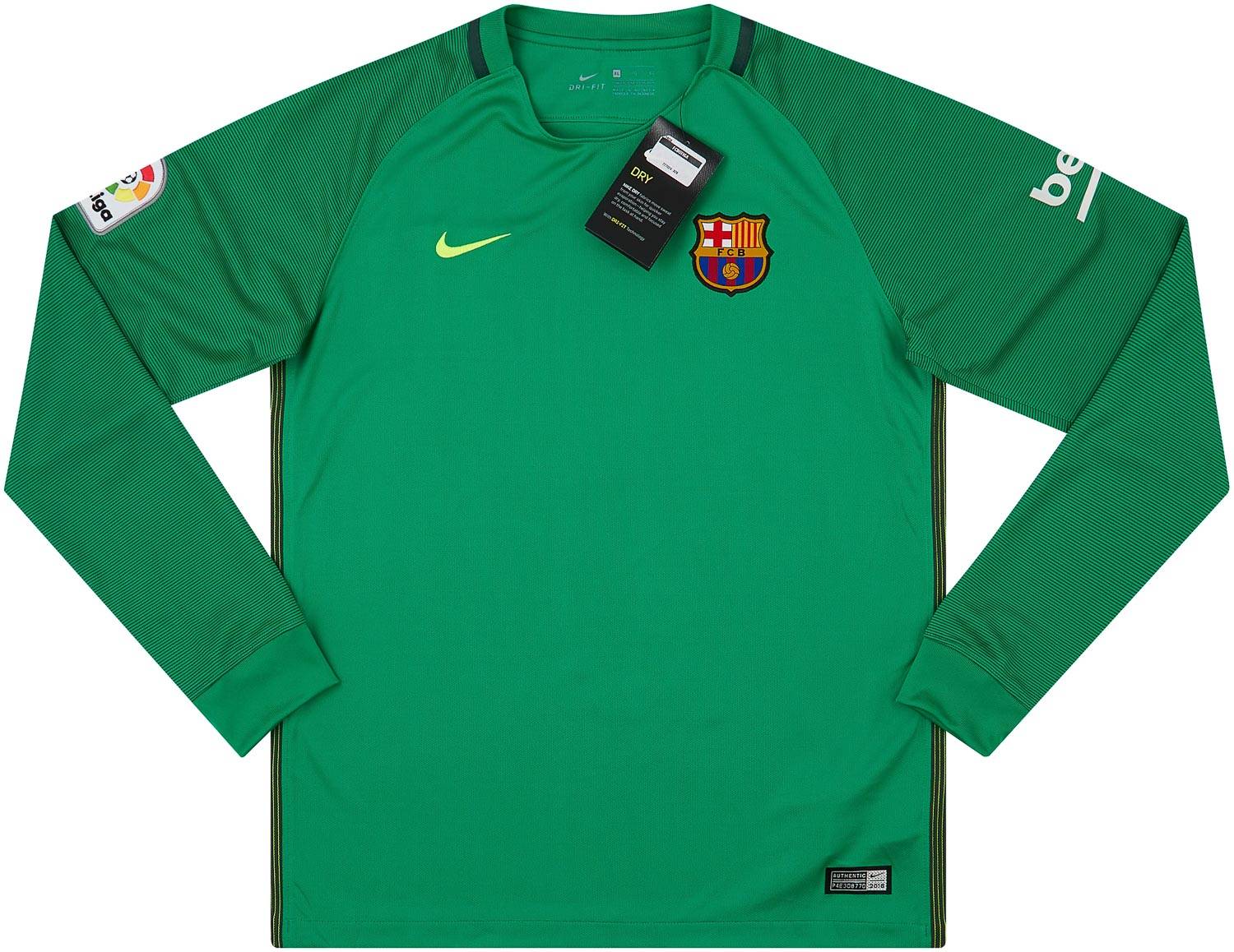 2016-17 Barcelona GK Away Shirt XL.Kids