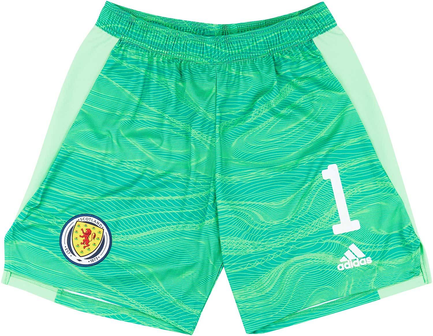 2021-22 Scotland Player Issue GK Shorts #1 M