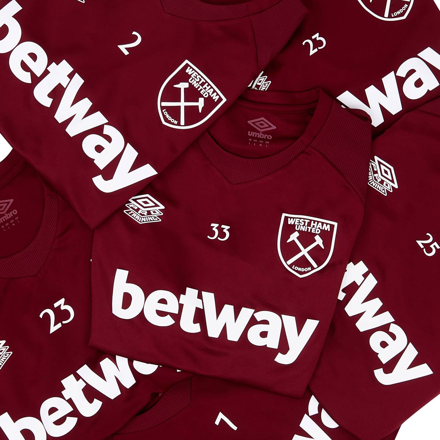2021-22 West Ham Player Issue Training Shirt #
