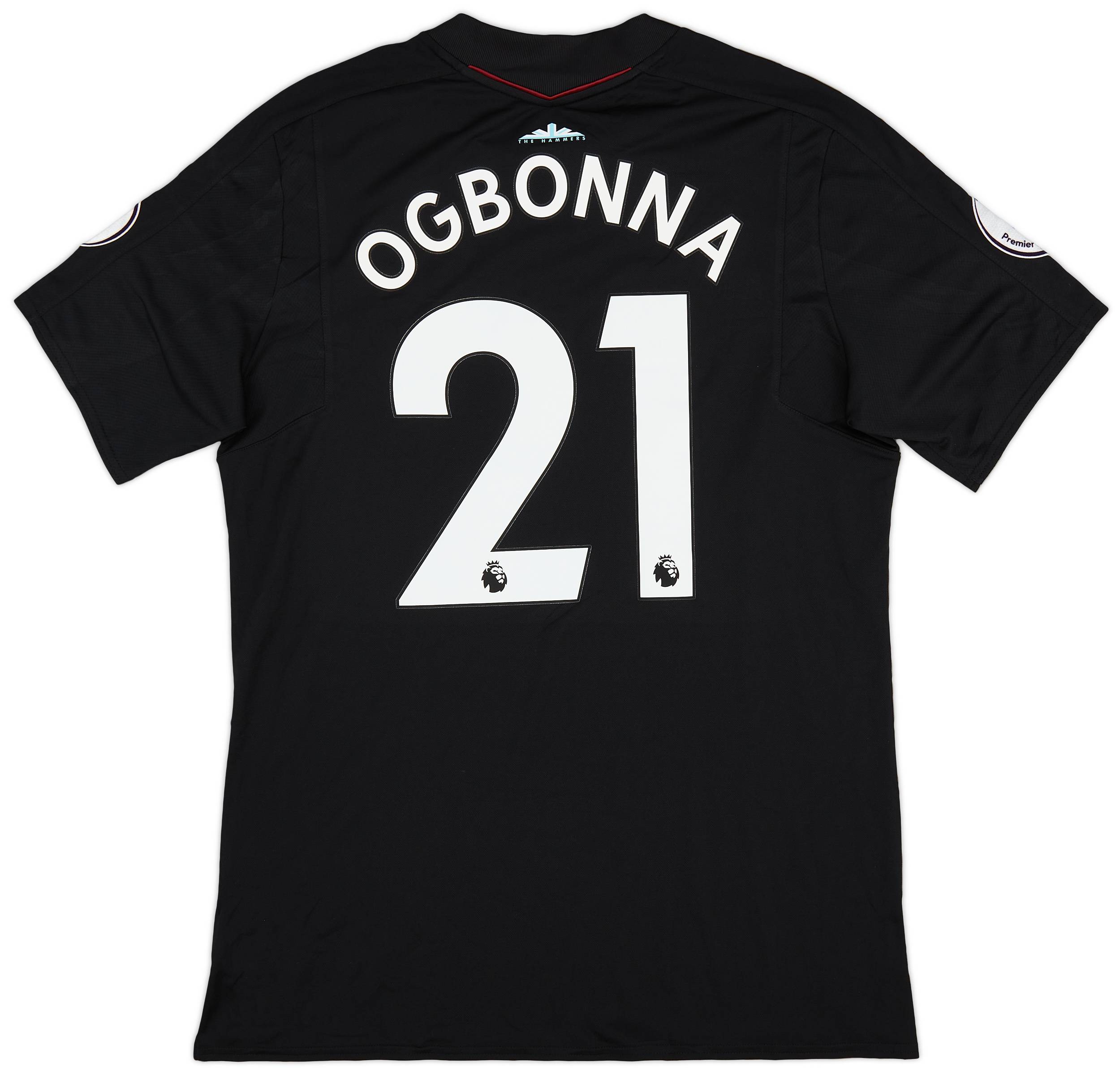 2017-18 West Ham Away Shirt Ogbonna #21 - (L)