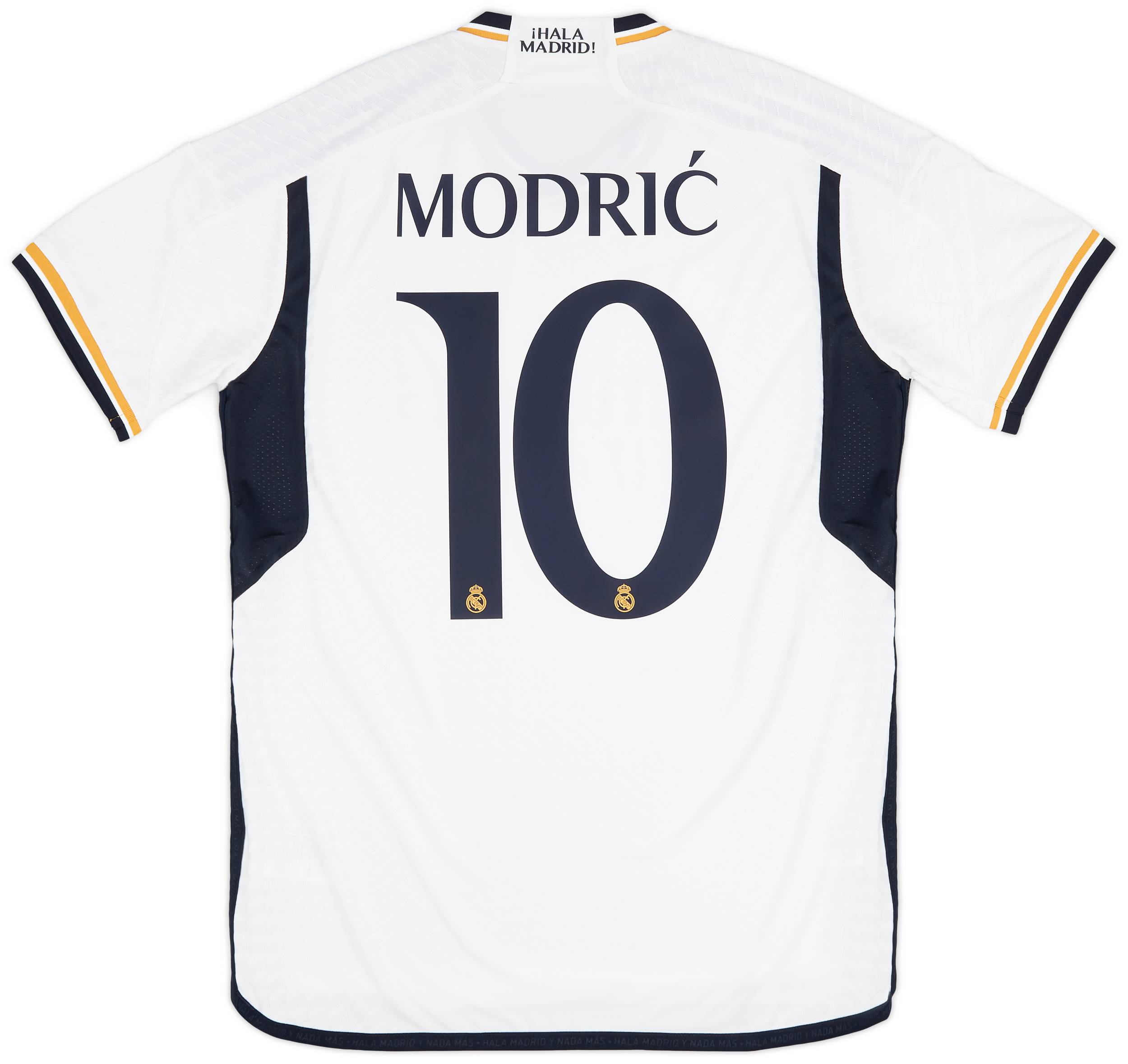 2023-24 Real Madrid Authentic Home Shirt Modrić #10 