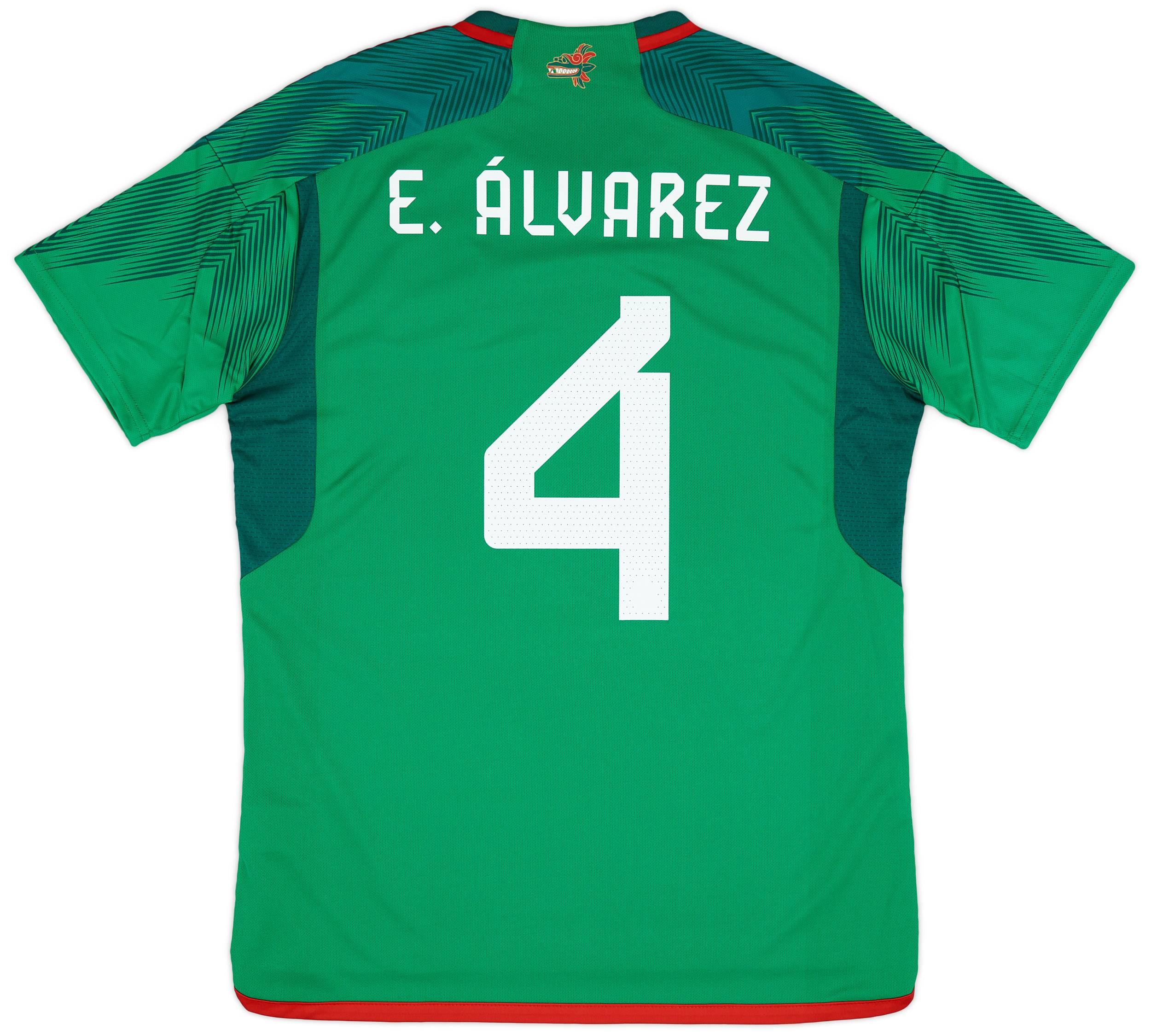 2022-23 Mexico Home Shirt E.Álvarez #4