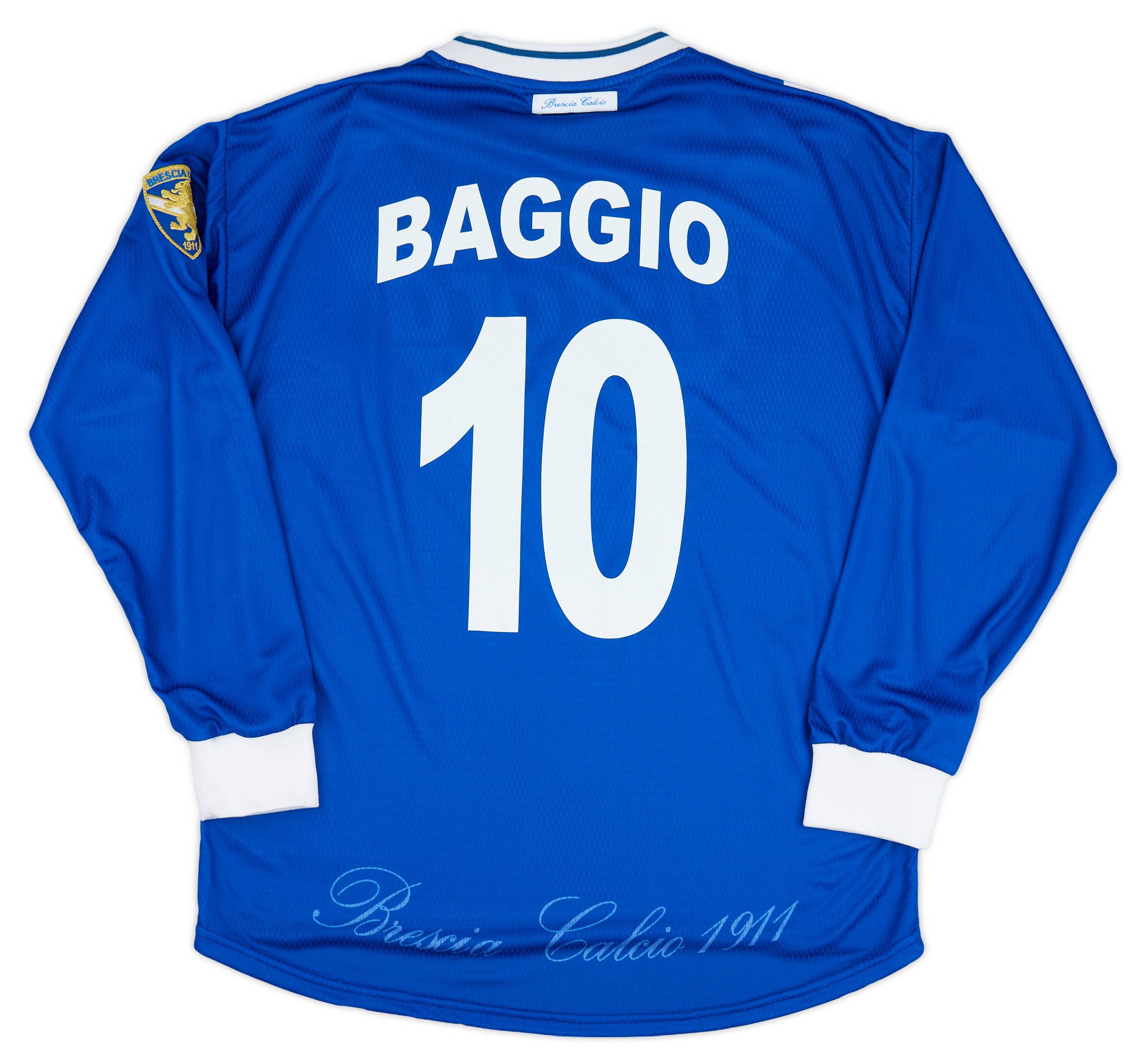 2000-01 Brescia Garman Reissue Home L/S Shirt Baggio #10