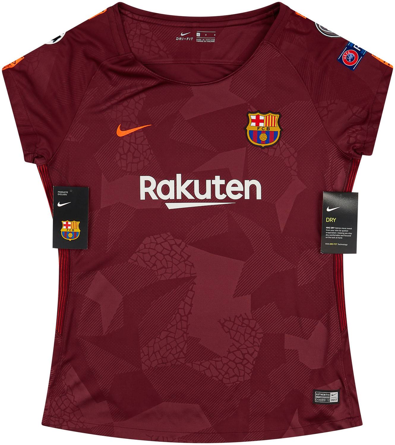 2017-18 Barcelona Third CL Shirt *w/Tags* Womens