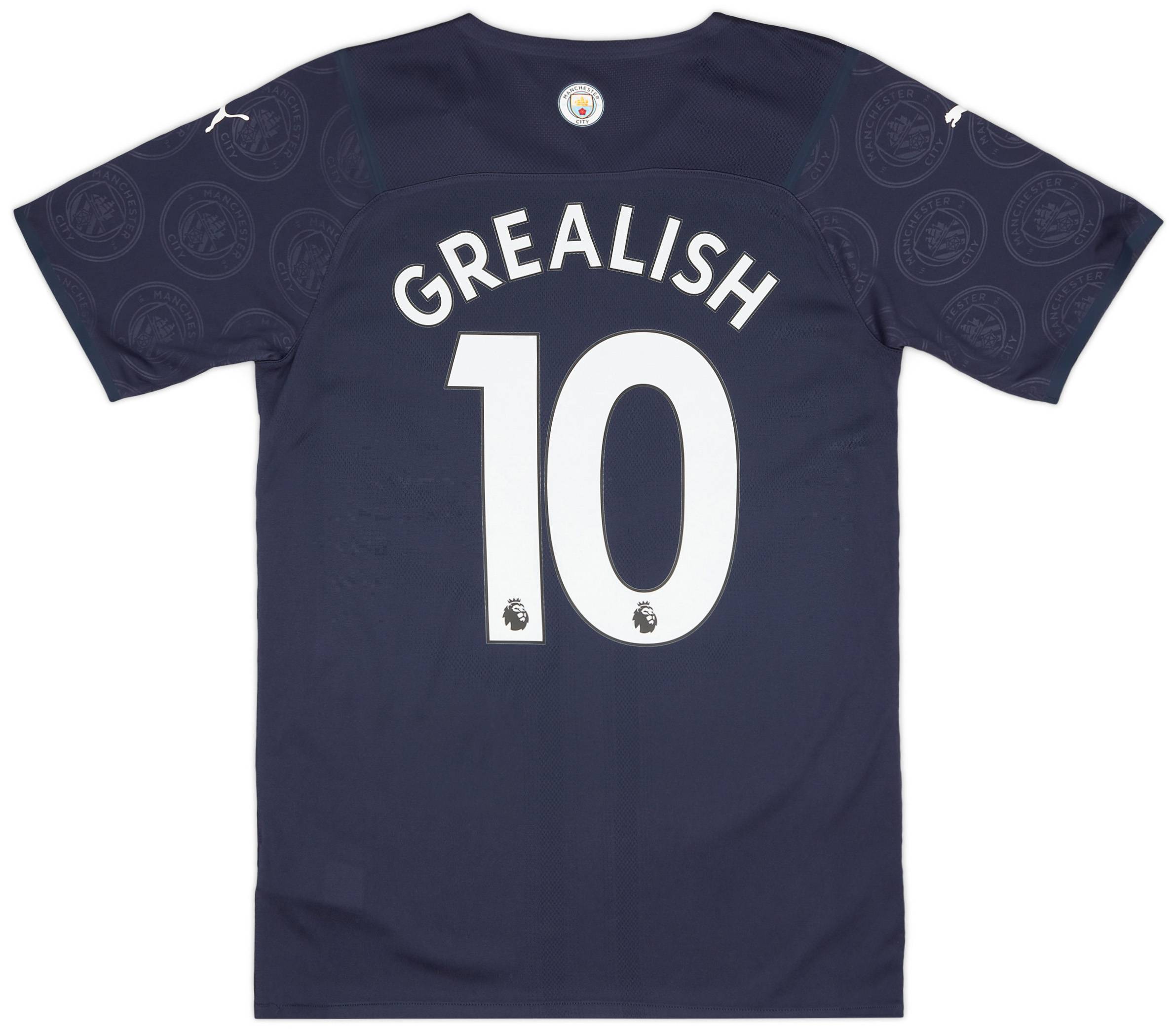 2021-22 Manchester City Player Issue Third Shirt Grealish #10
