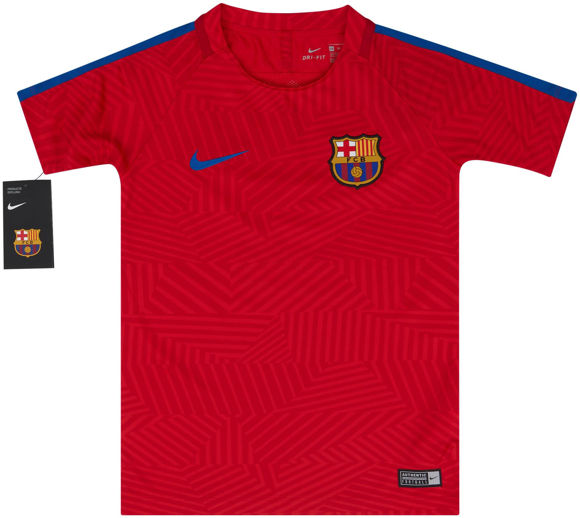 2016-17 Barcelona Nike Training Shirt *w/Tags* XS.Kids