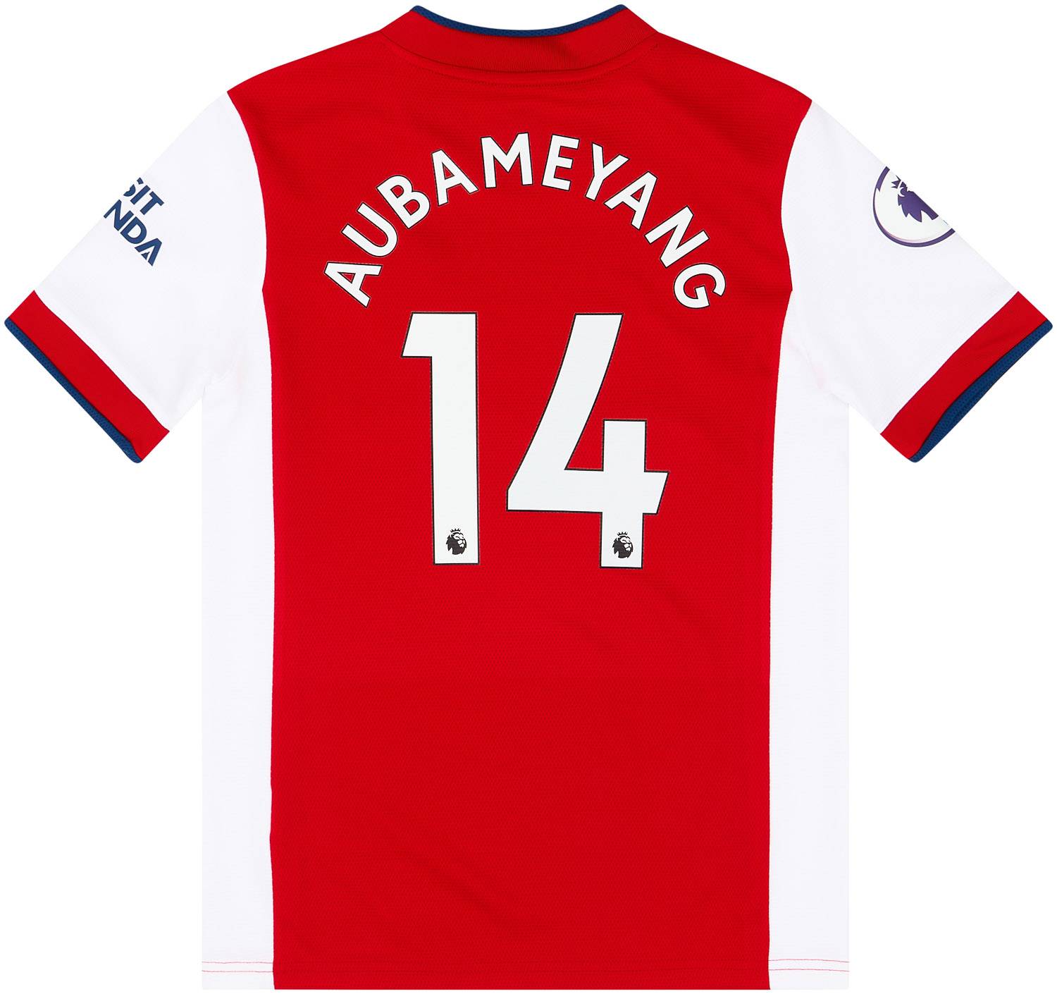 2021-22 Arsenal Home Shirt Aubameyang #14 - NEW - (KIDS)