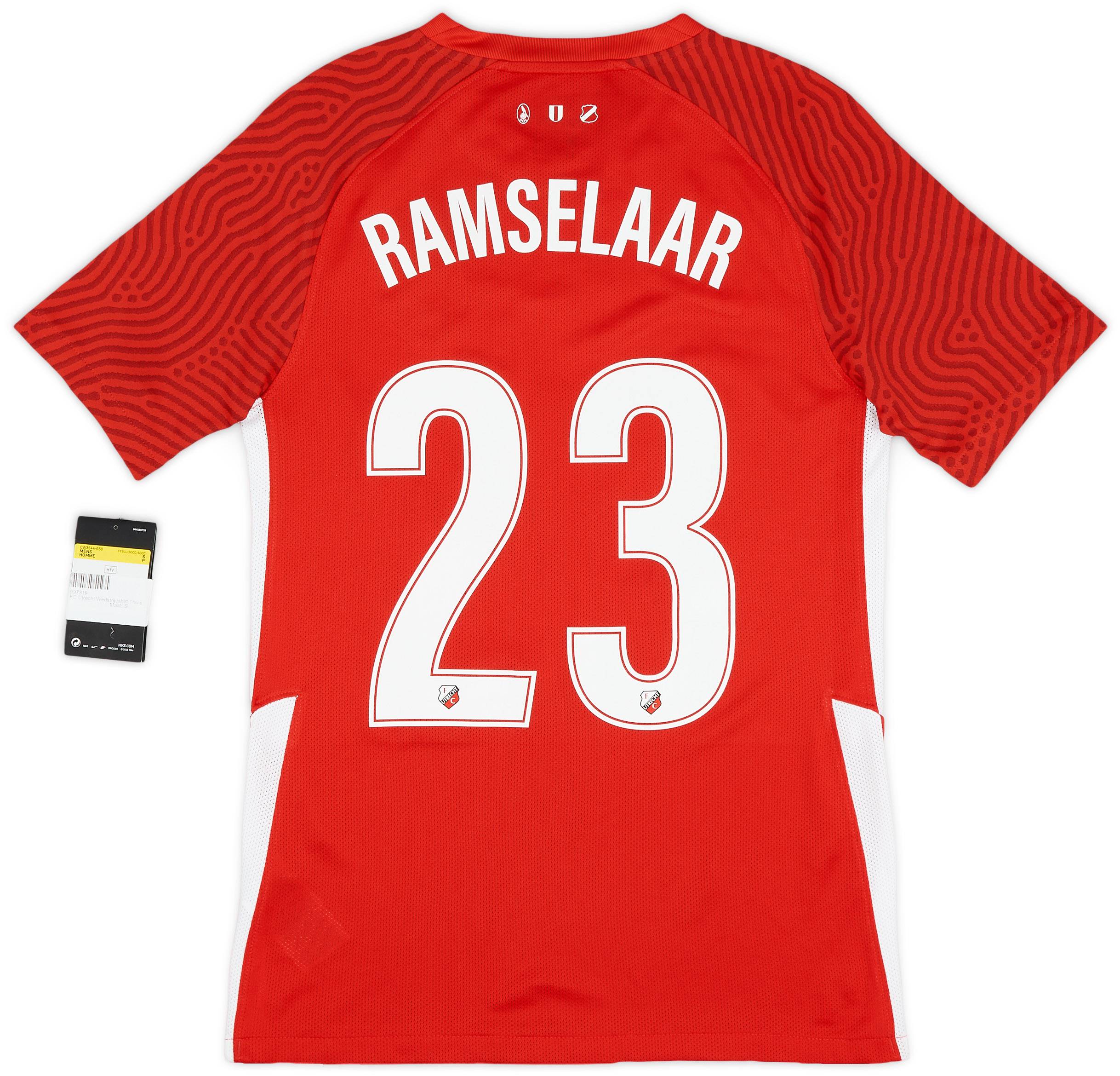 2021-22 Utrecht Home Shirt Ramselaar #23 (S)