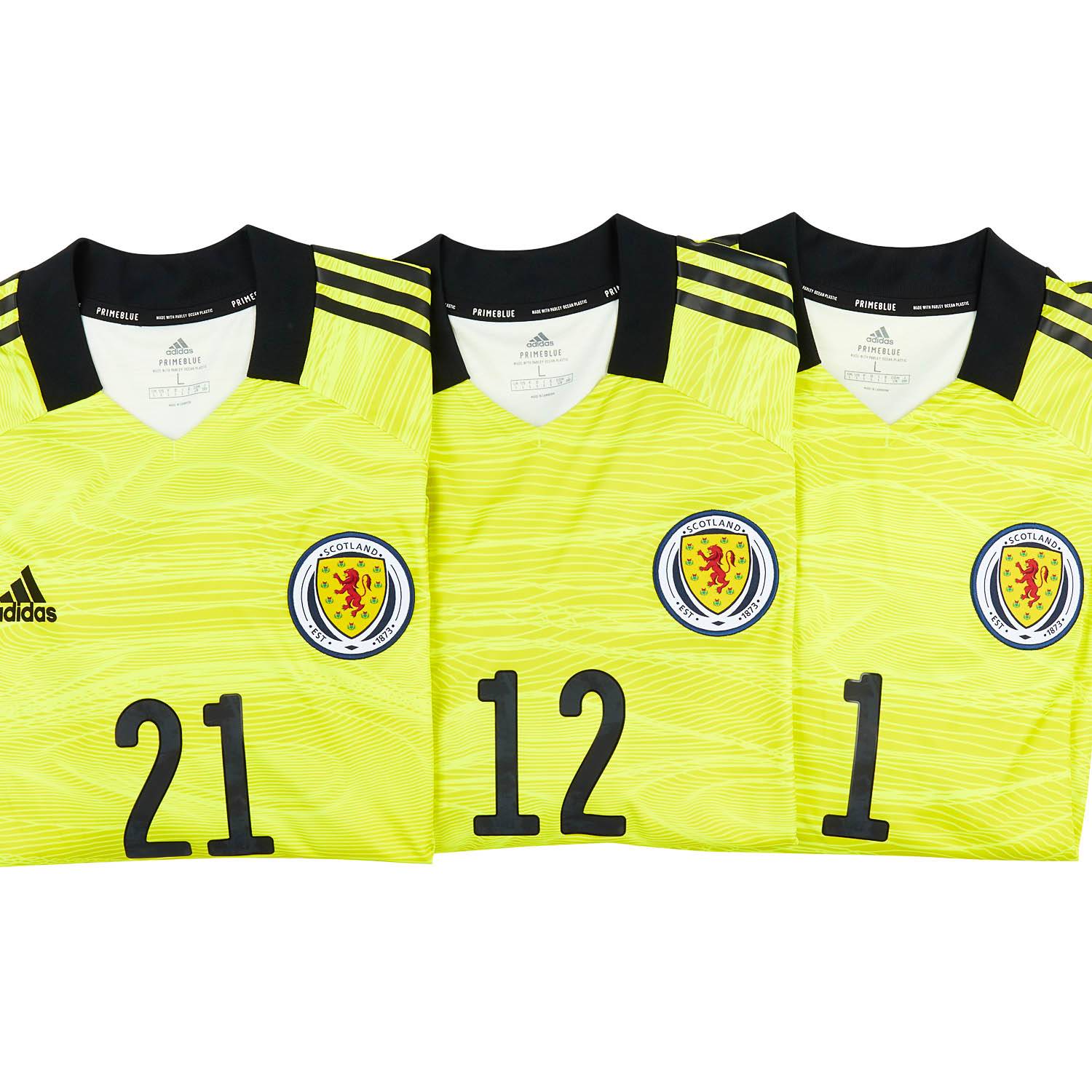 2021-22 Scotland Player Issue GK Shirt # (Excellent)