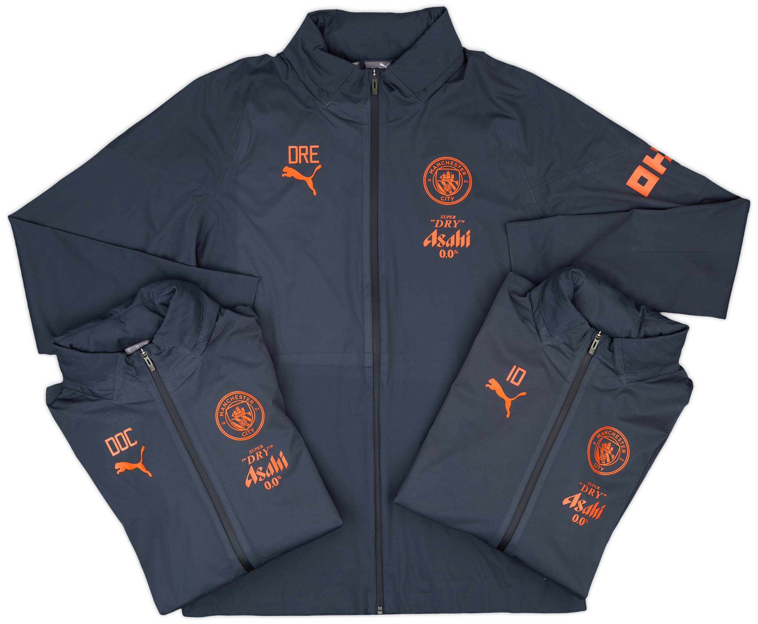 2023-24 Manchester City Staff Issue Rain Jacket # - 9/10