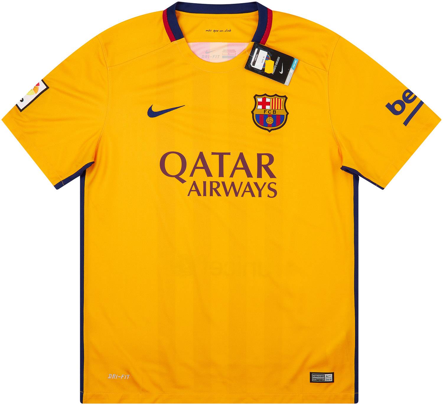 2015-16 Barcelona Away Shirt
