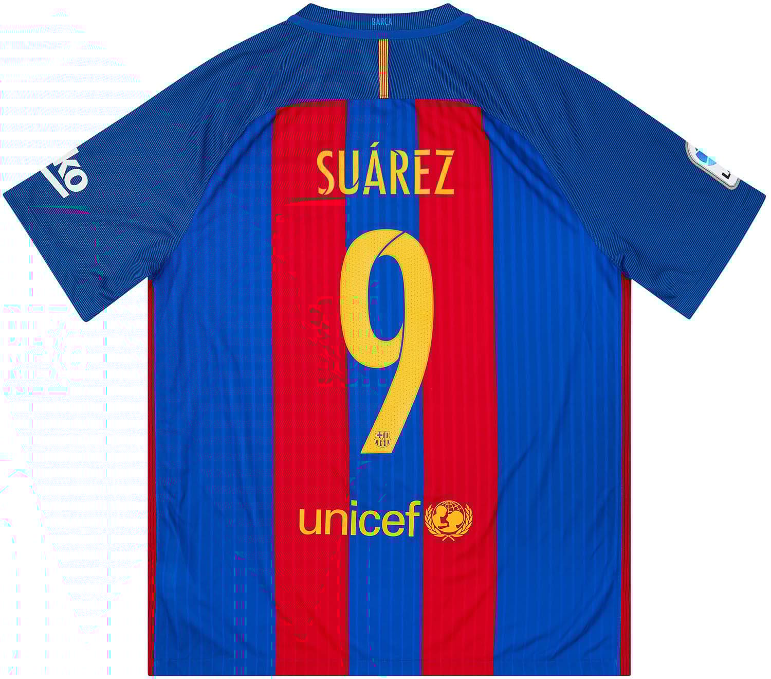 2016-17 Barcelona Home Shirt Suárez #9
